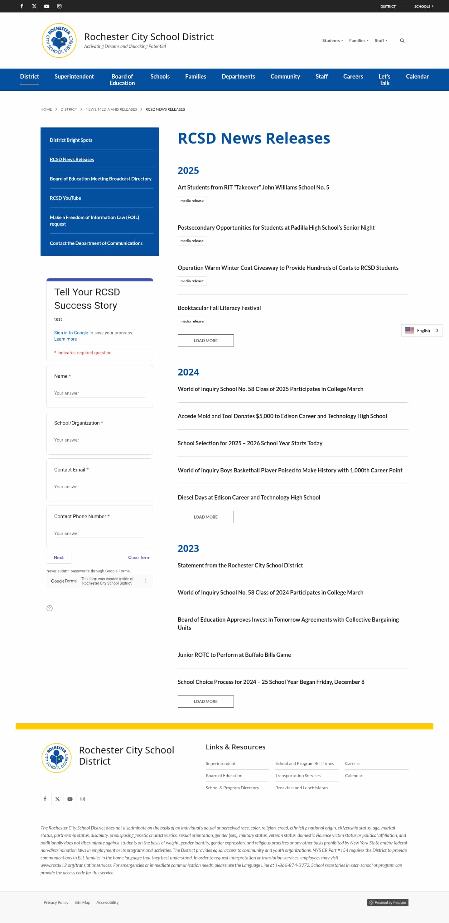 Latest website image capture