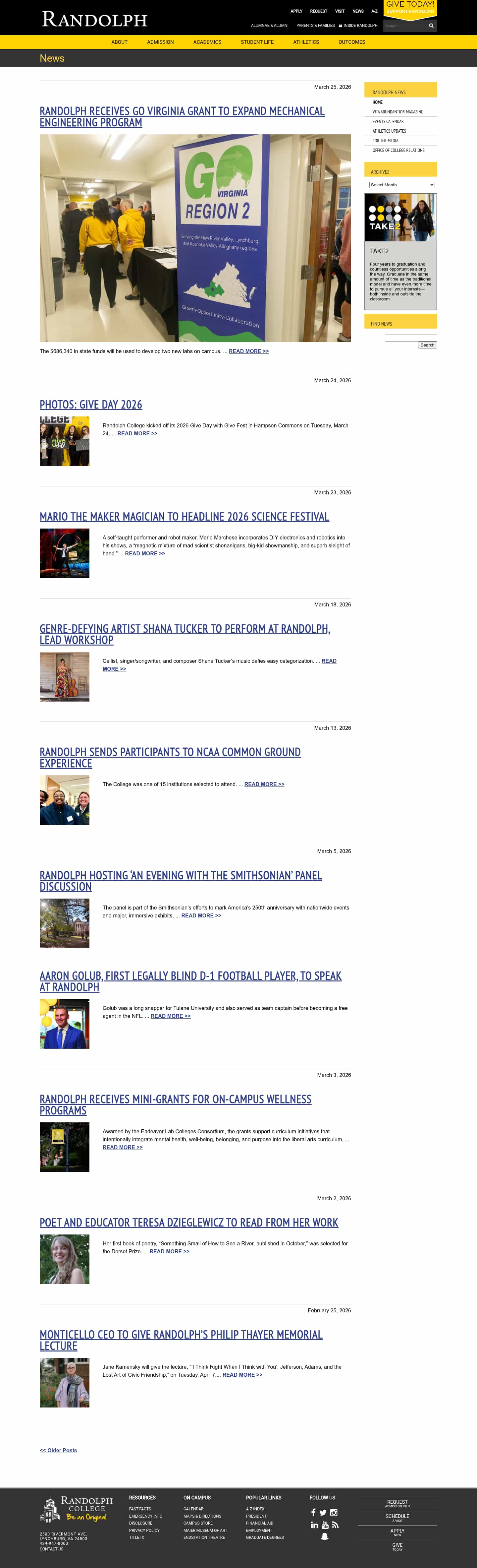 Latest website image capture