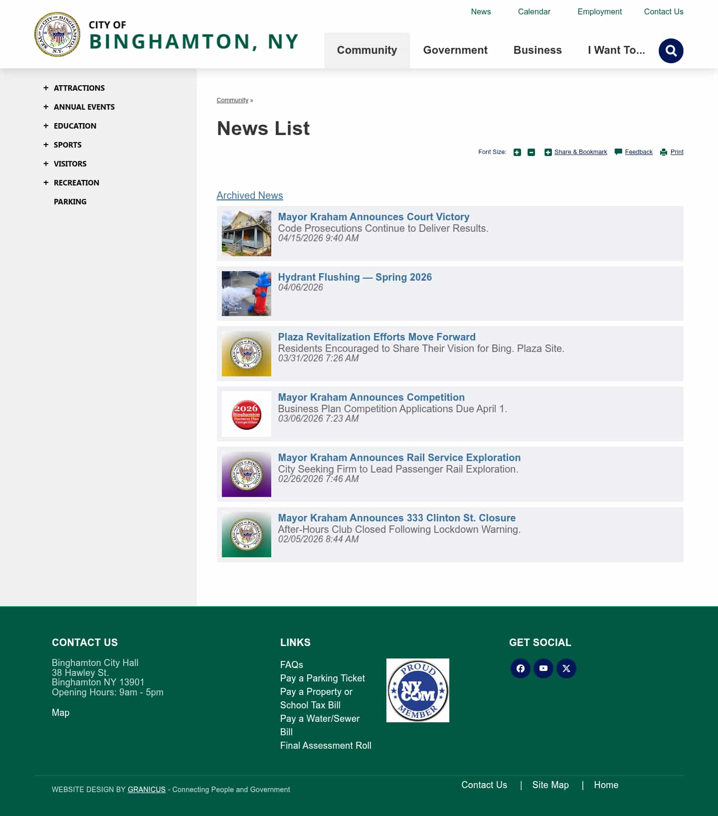 Latest website image capture