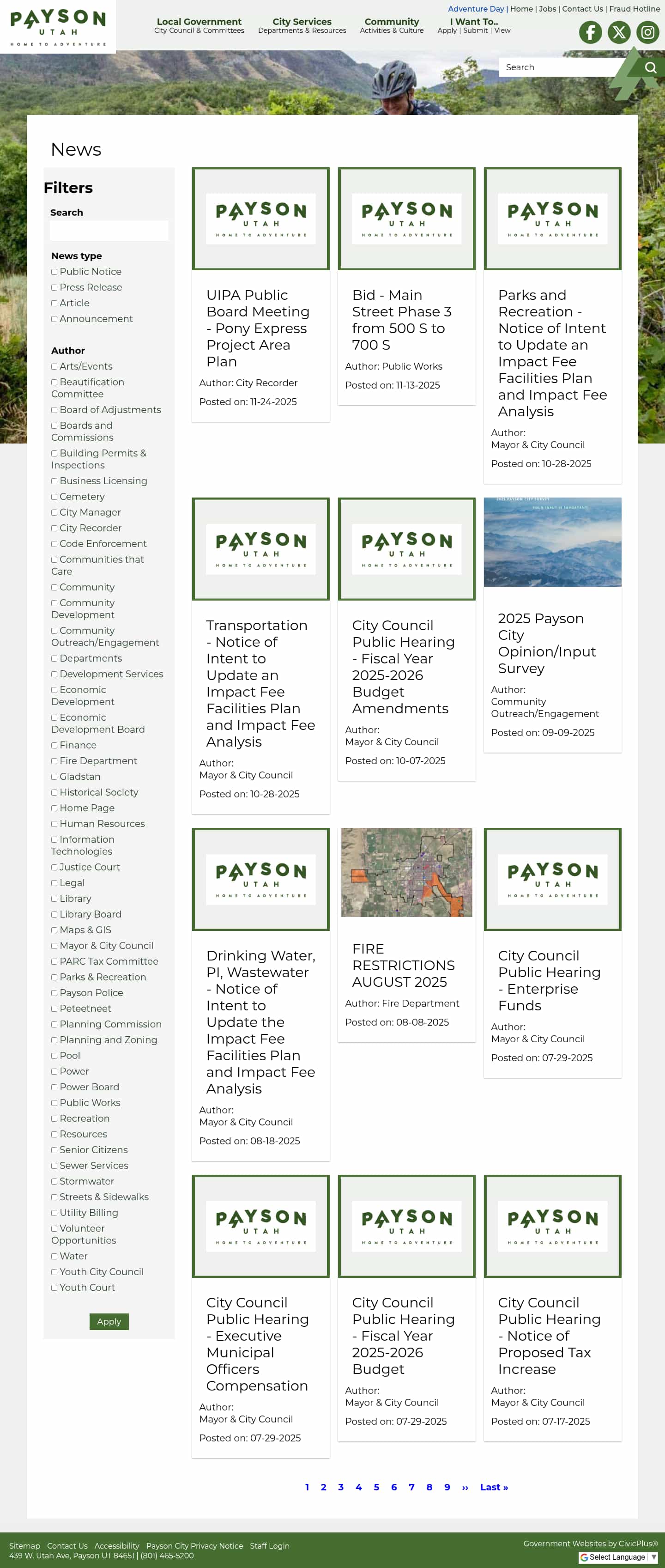 Latest website image capture