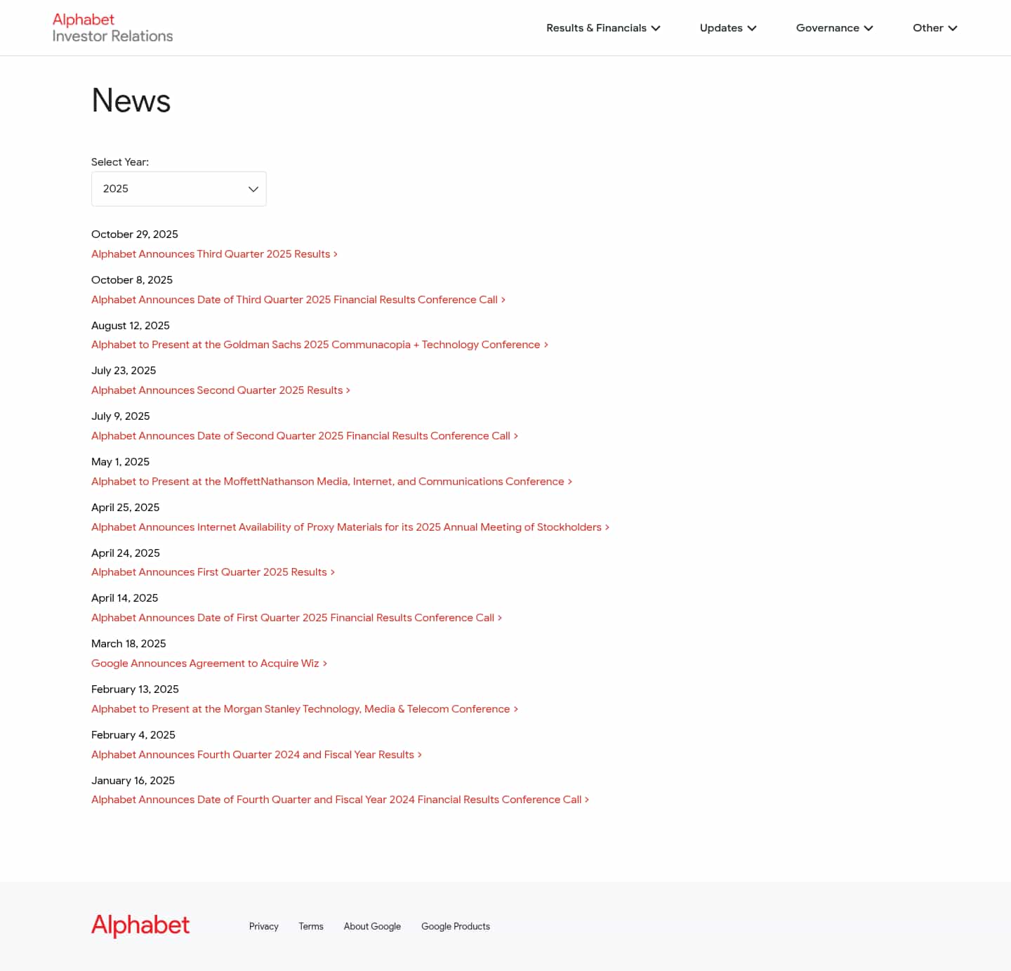 Latest website image capture