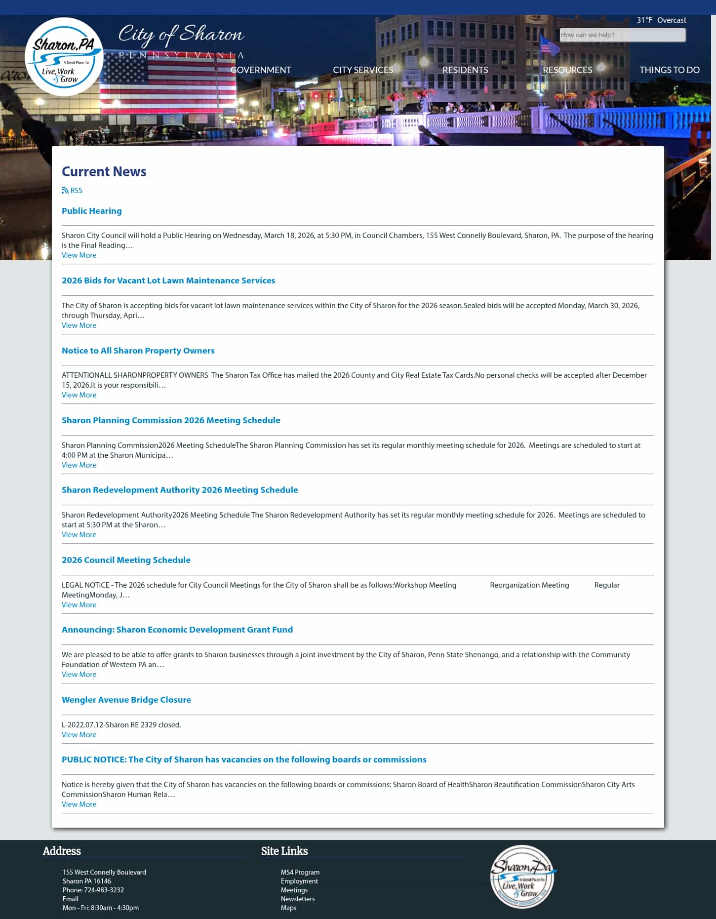 Latest website image capture