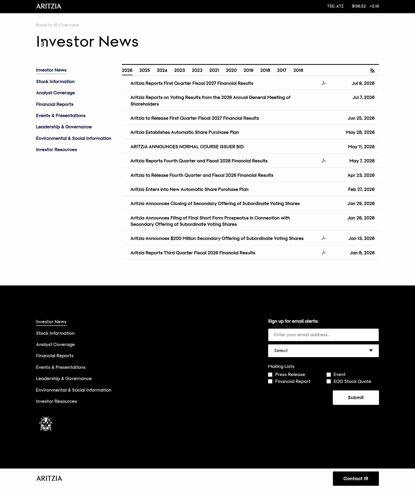 Latest website image capture