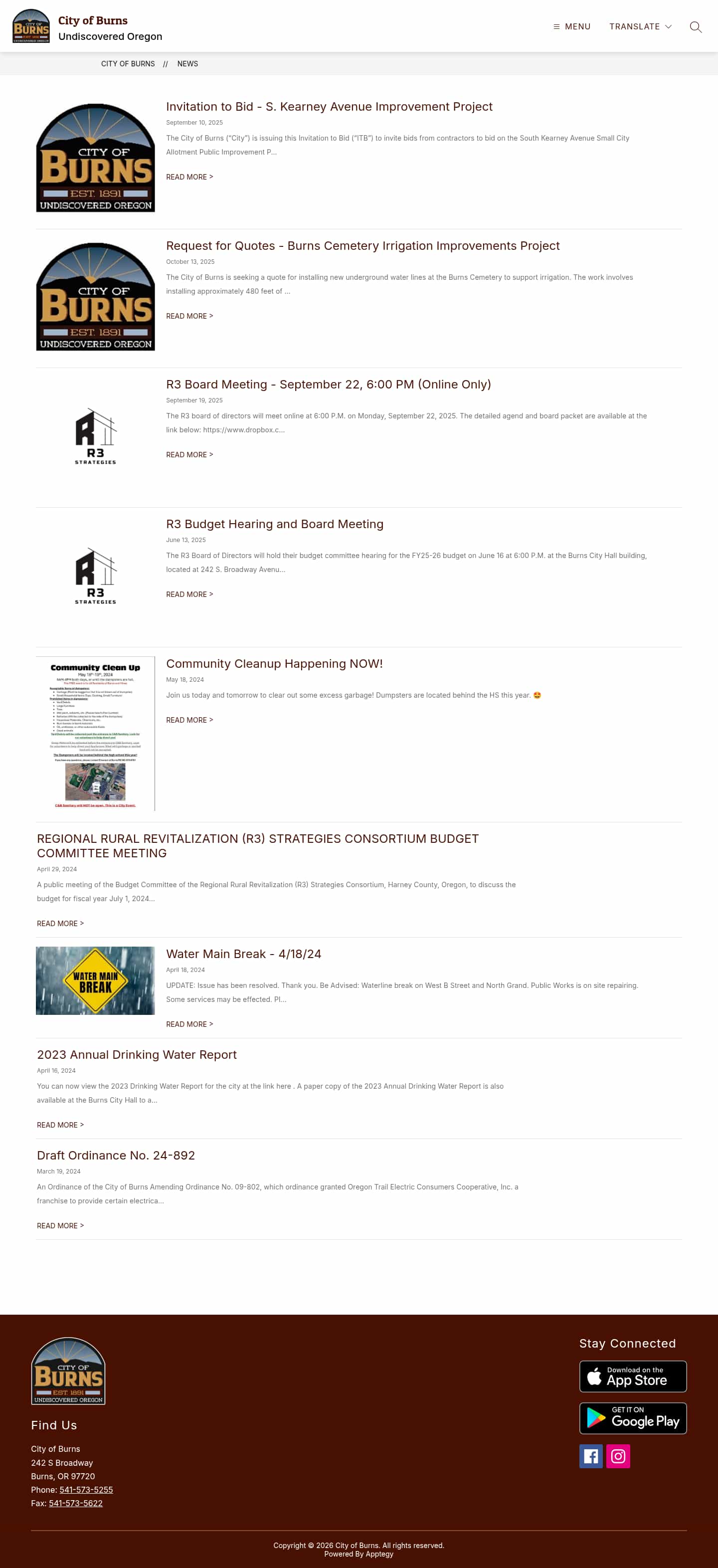 Latest website image capture
