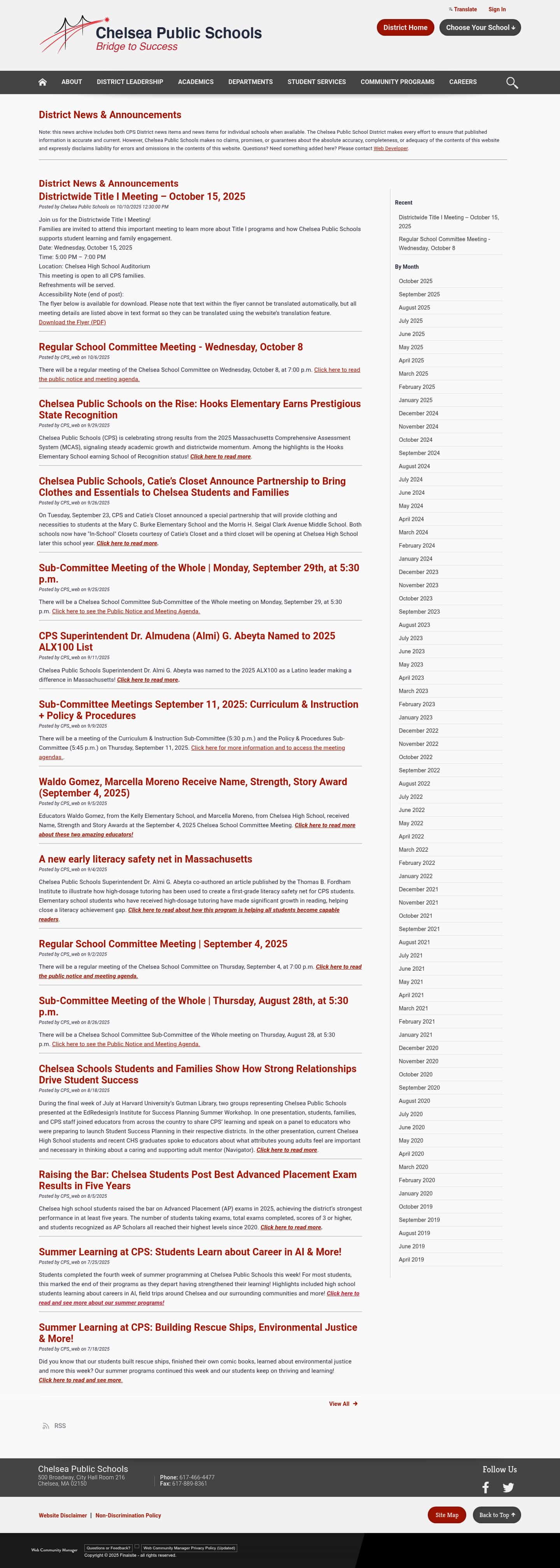 Latest website image capture