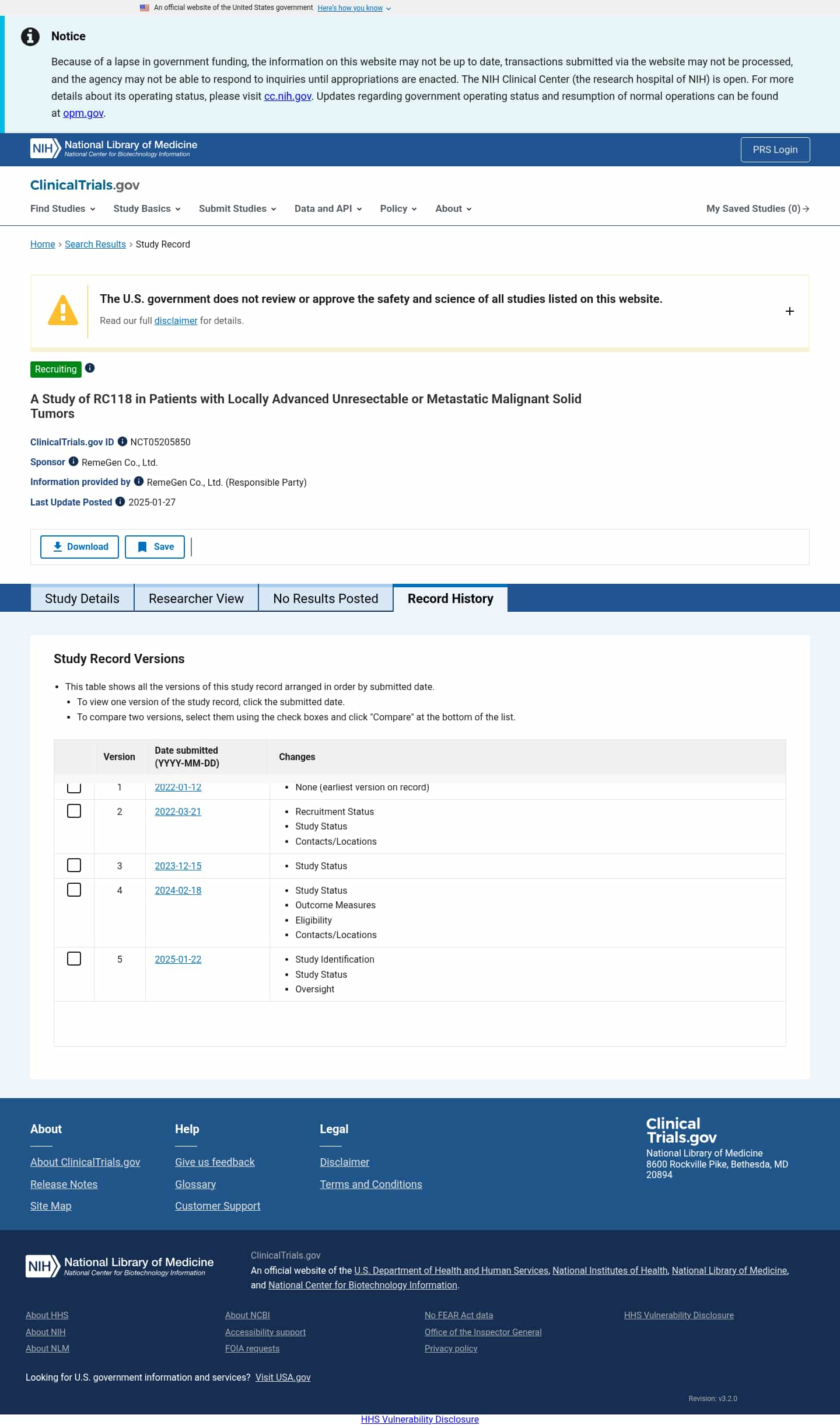 Latest website image capture