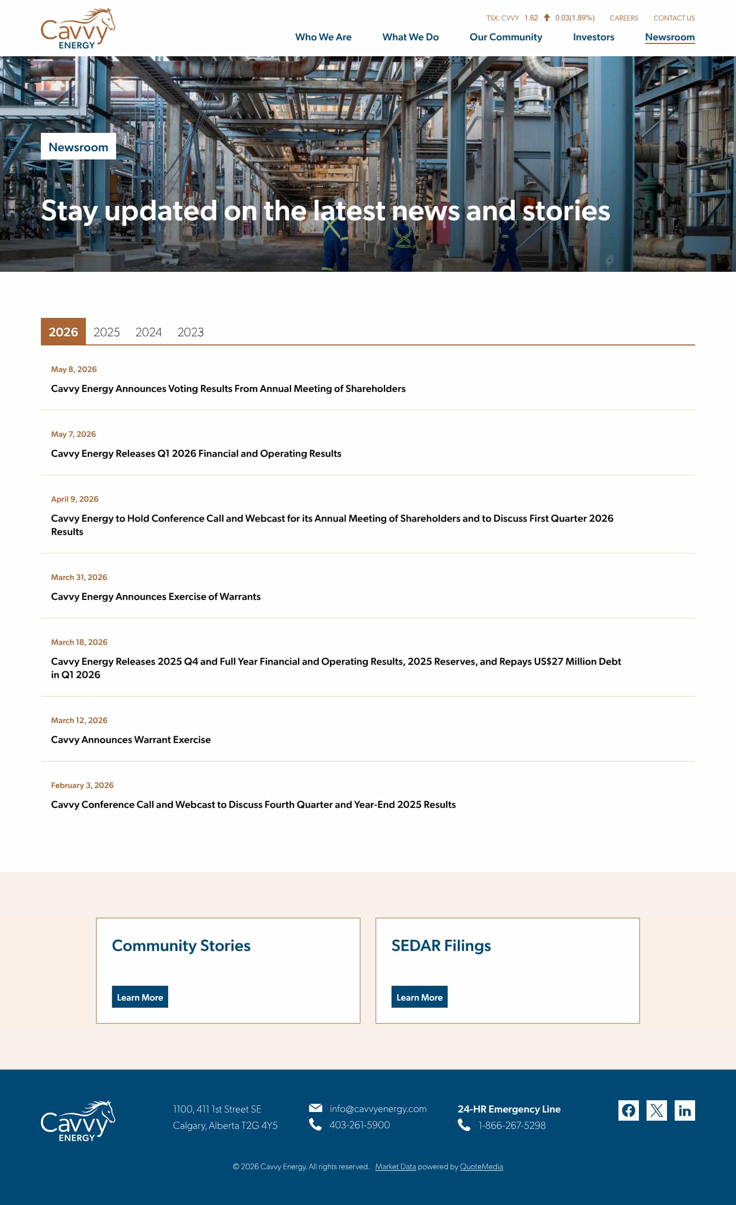 Latest website image capture