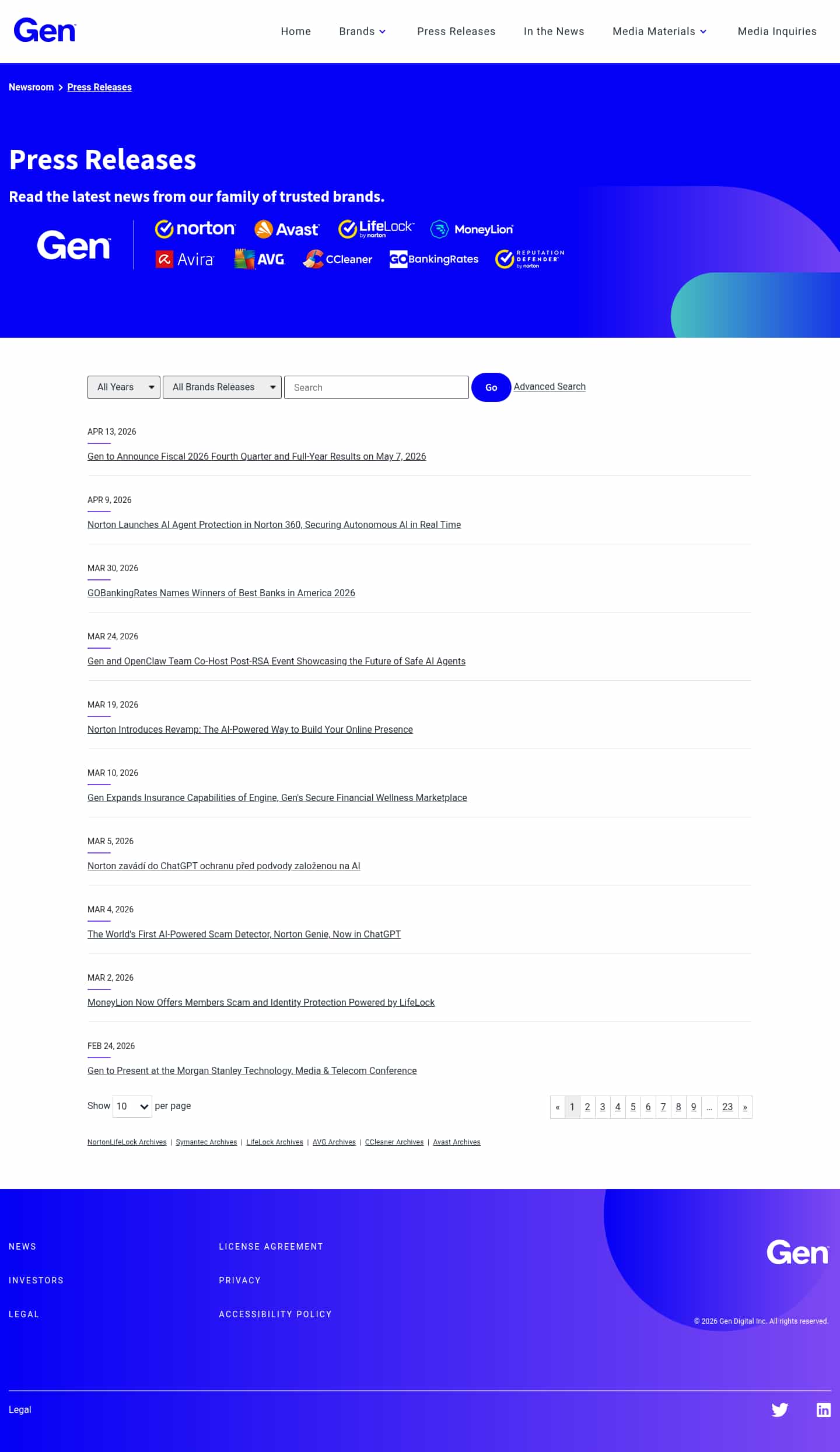 Latest website image capture