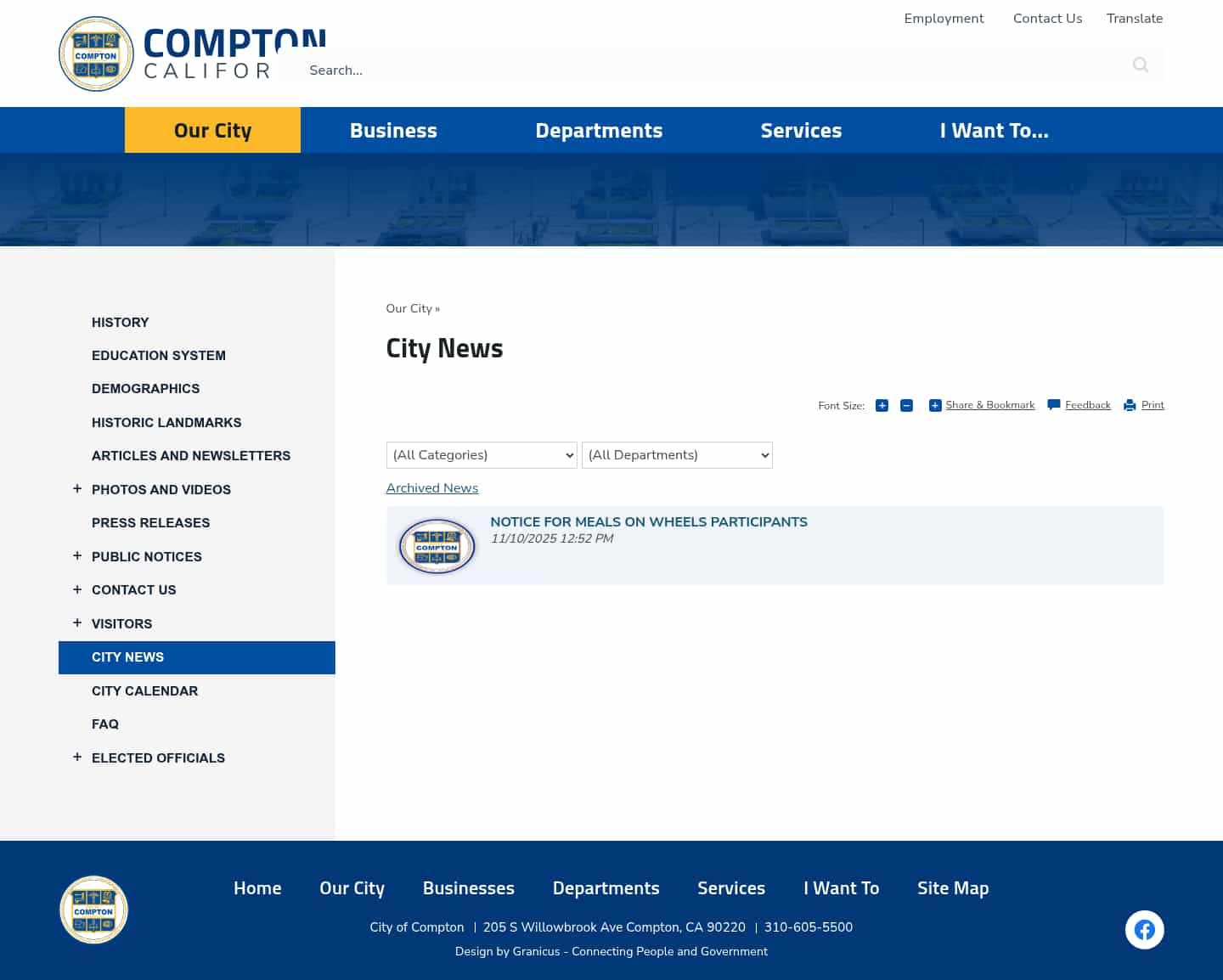 Latest website image capture