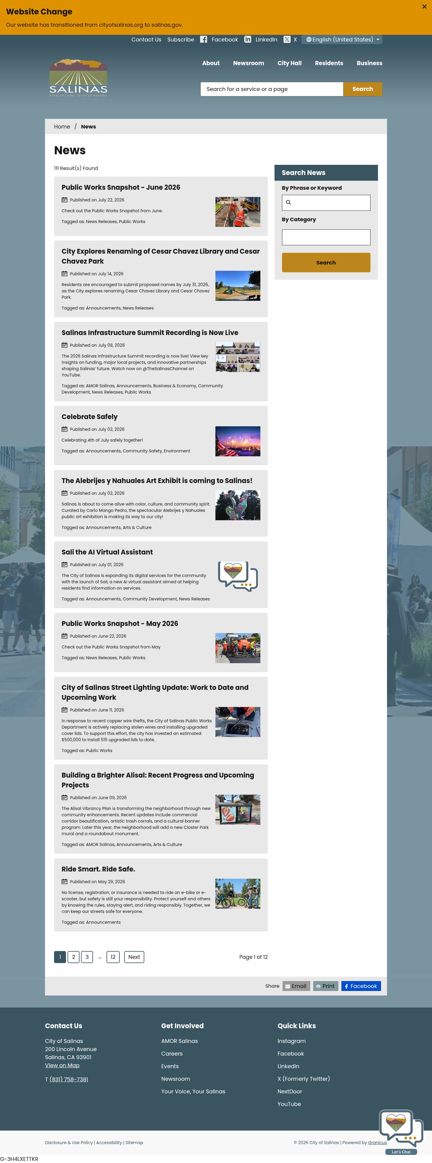 Latest website image capture