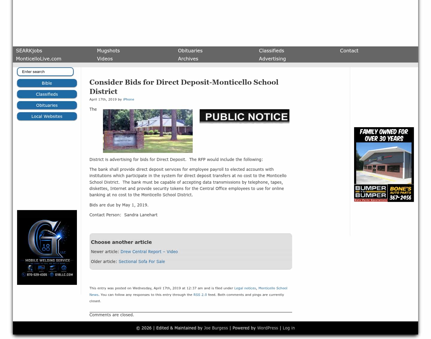 Latest website image capture