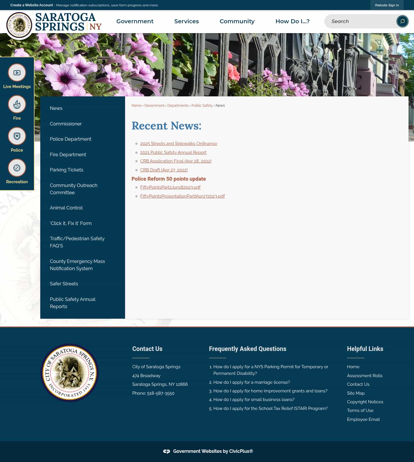 Latest website image capture