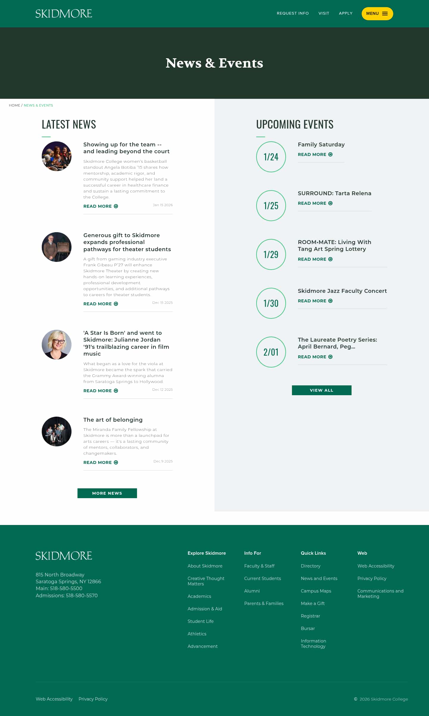 Latest website image capture