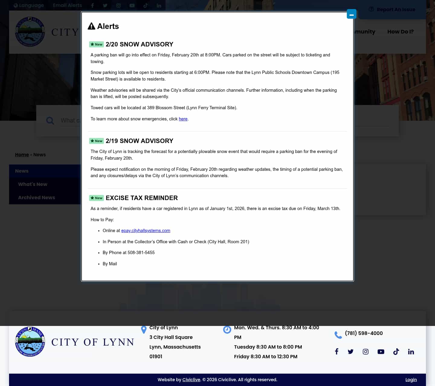 Latest website image capture