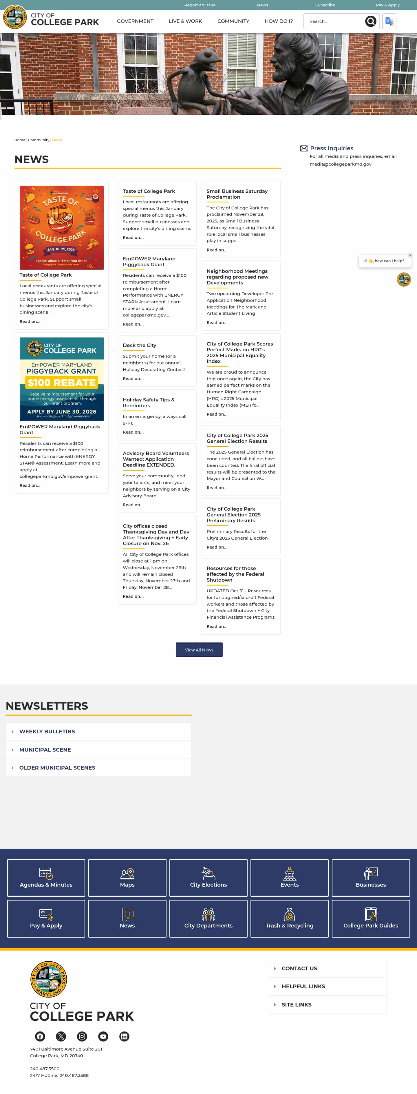 Latest website image capture