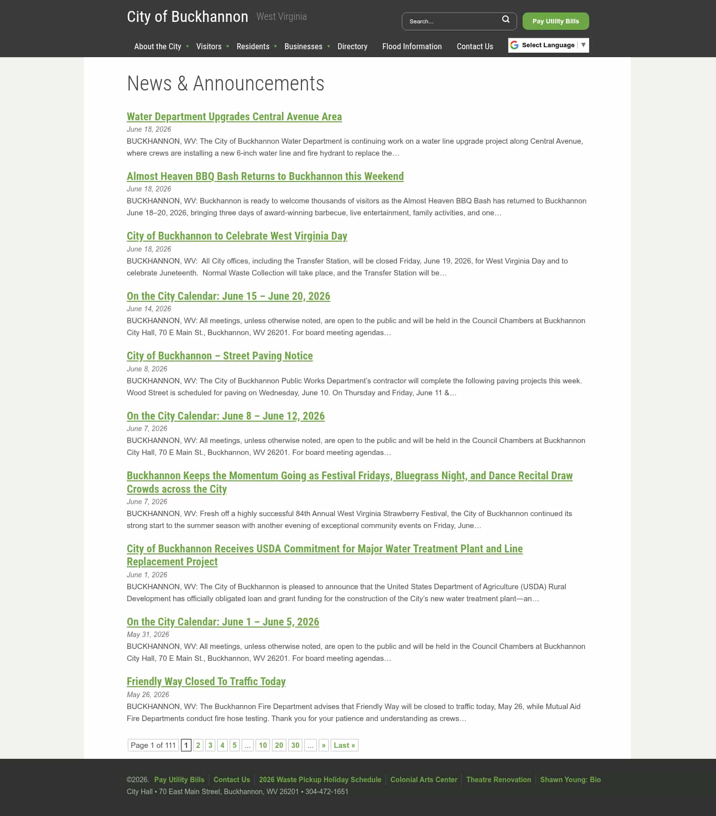 Latest website image capture