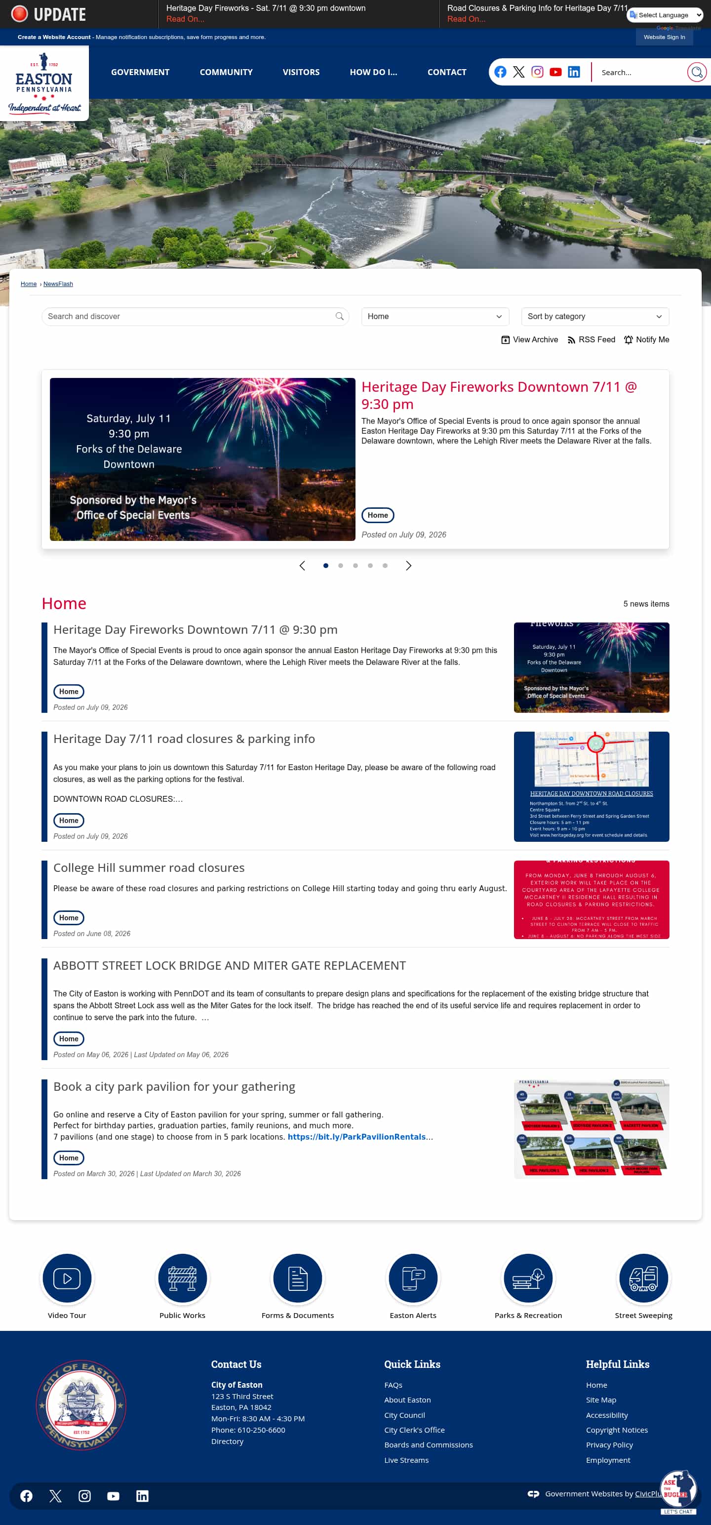 Latest website image capture