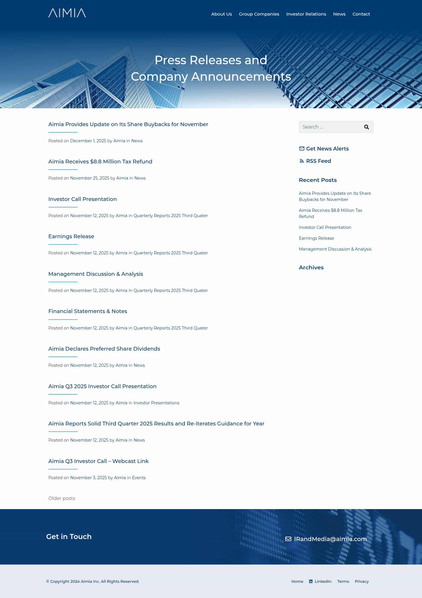 Latest website image capture