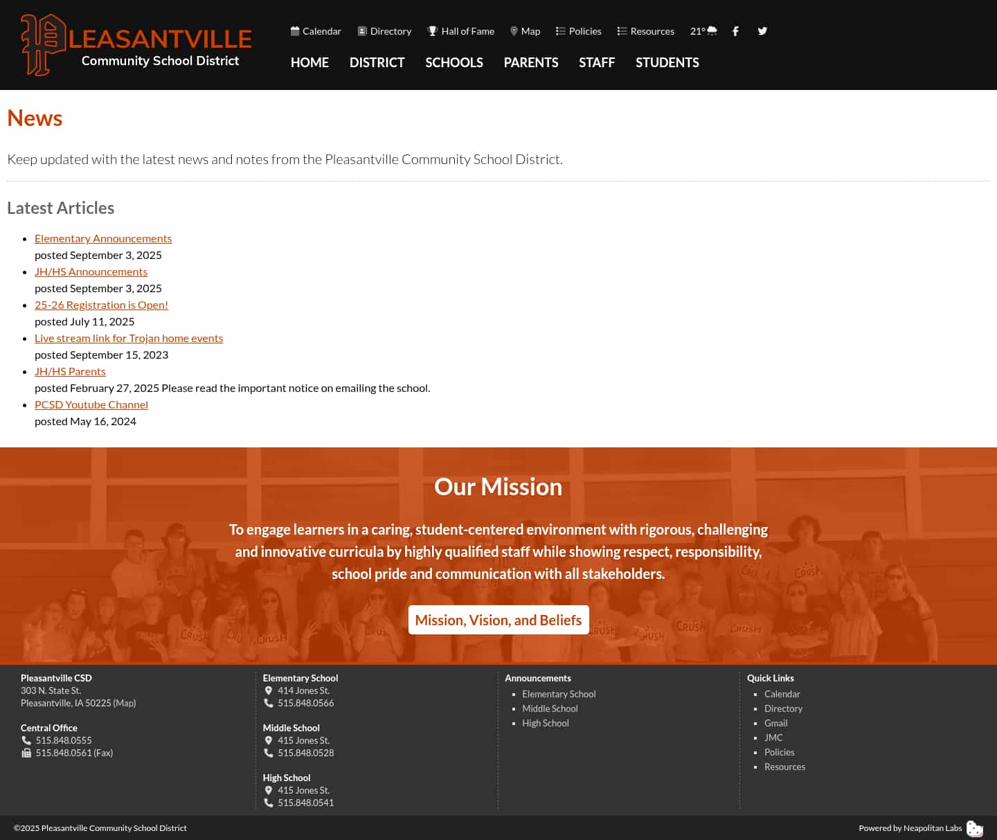 Latest website image capture