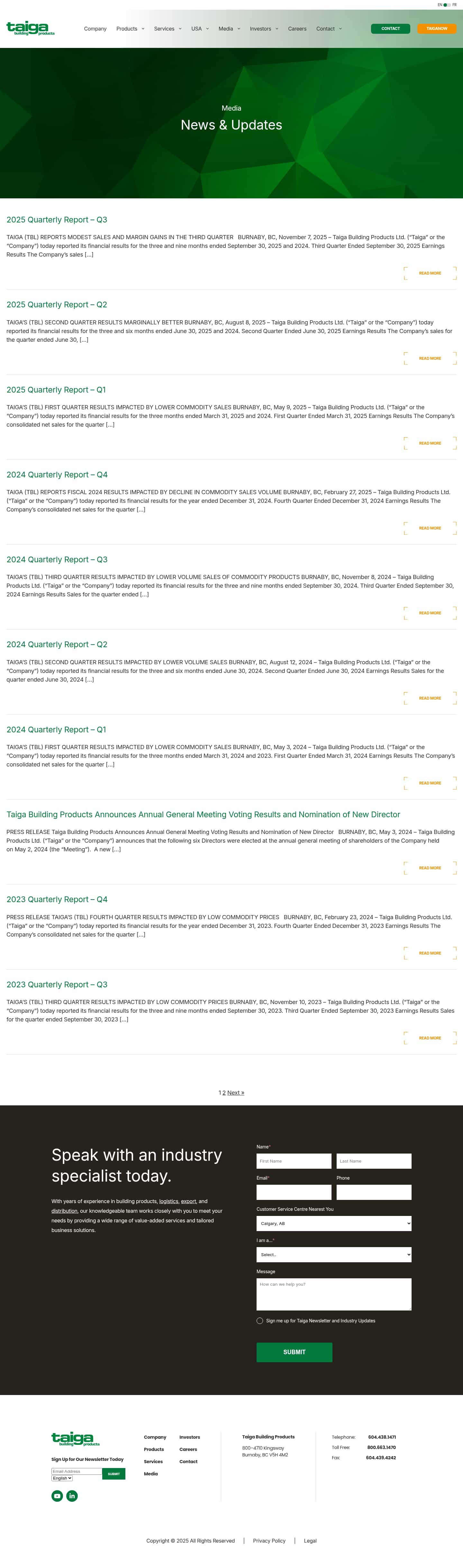 Latest website image capture