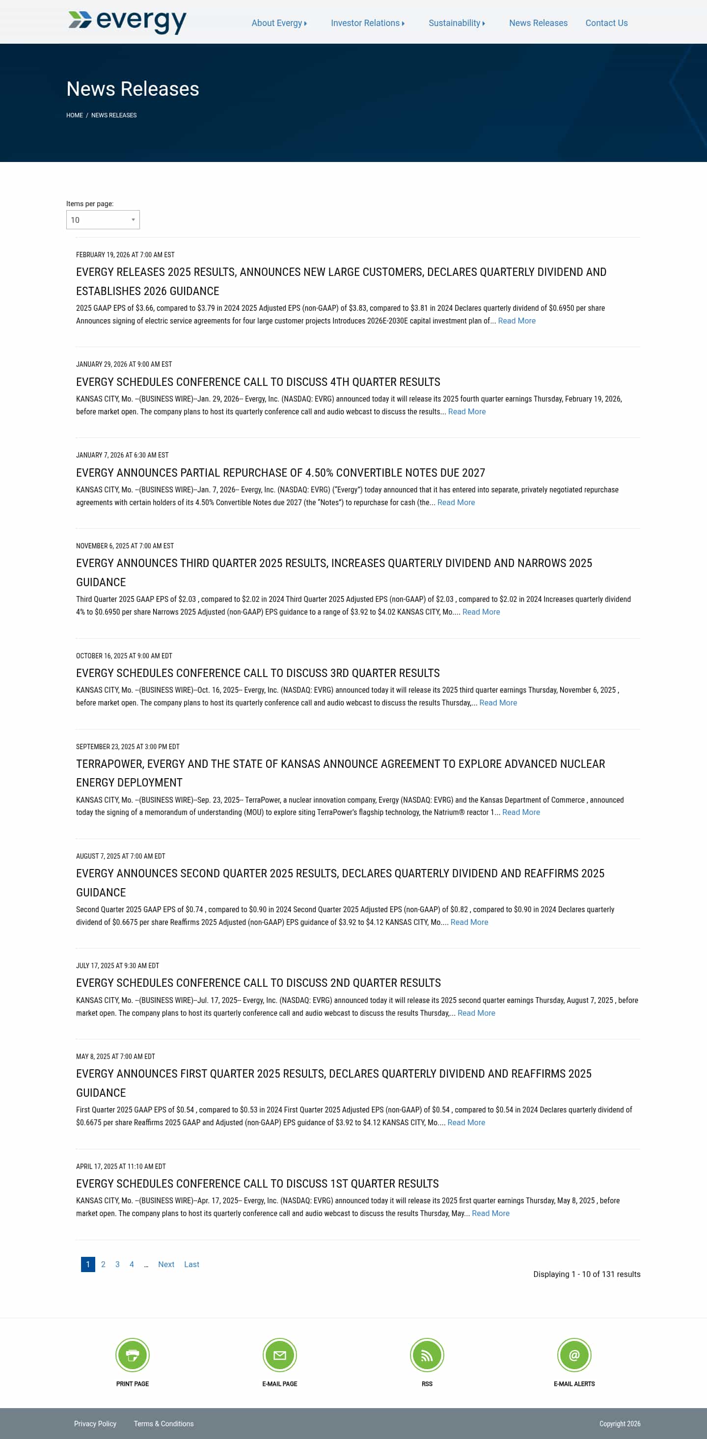 Latest website image capture