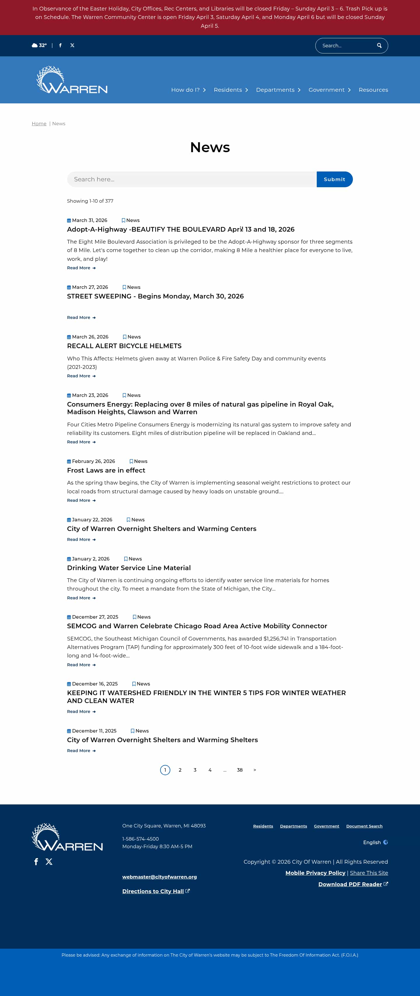 Latest website image capture