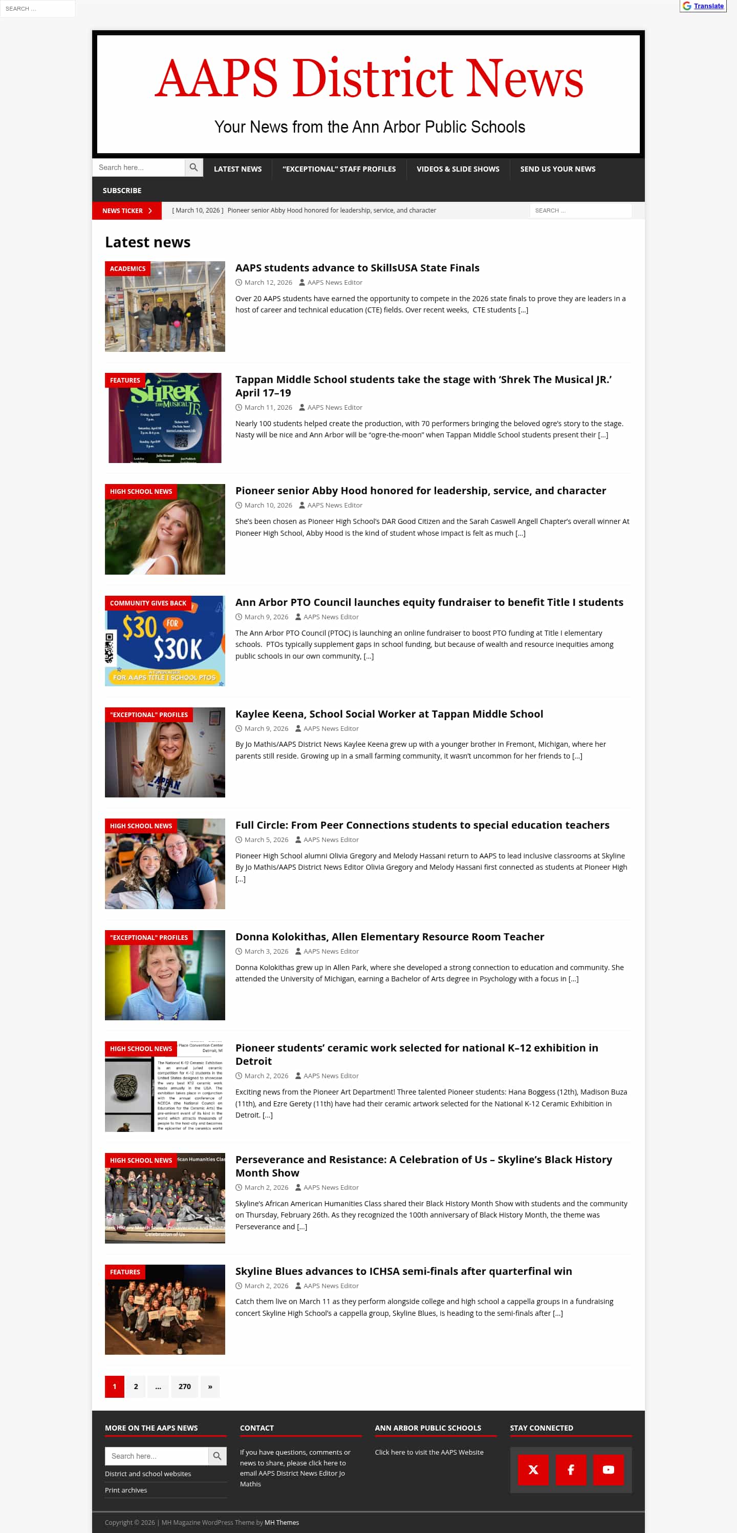 Latest website image capture