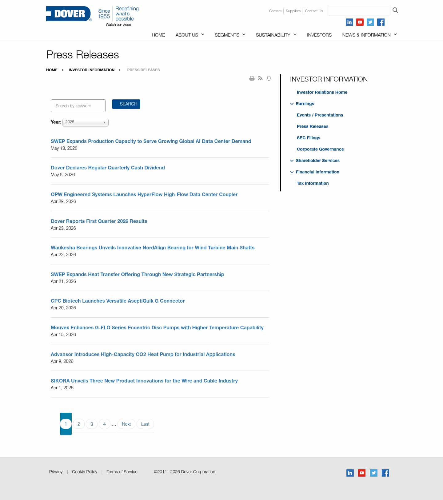 Latest website image capture