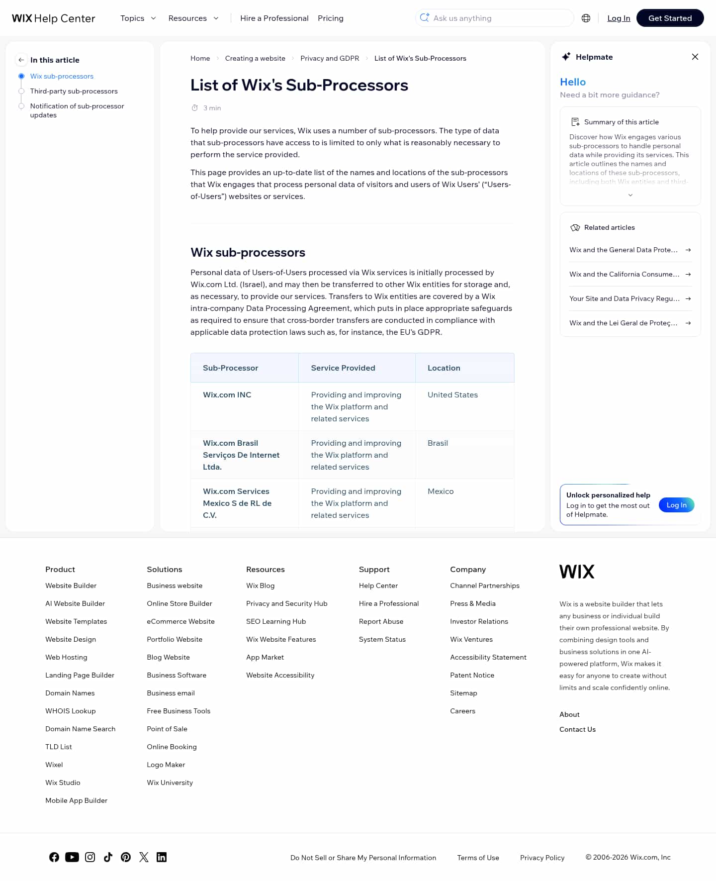 Latest website image capture