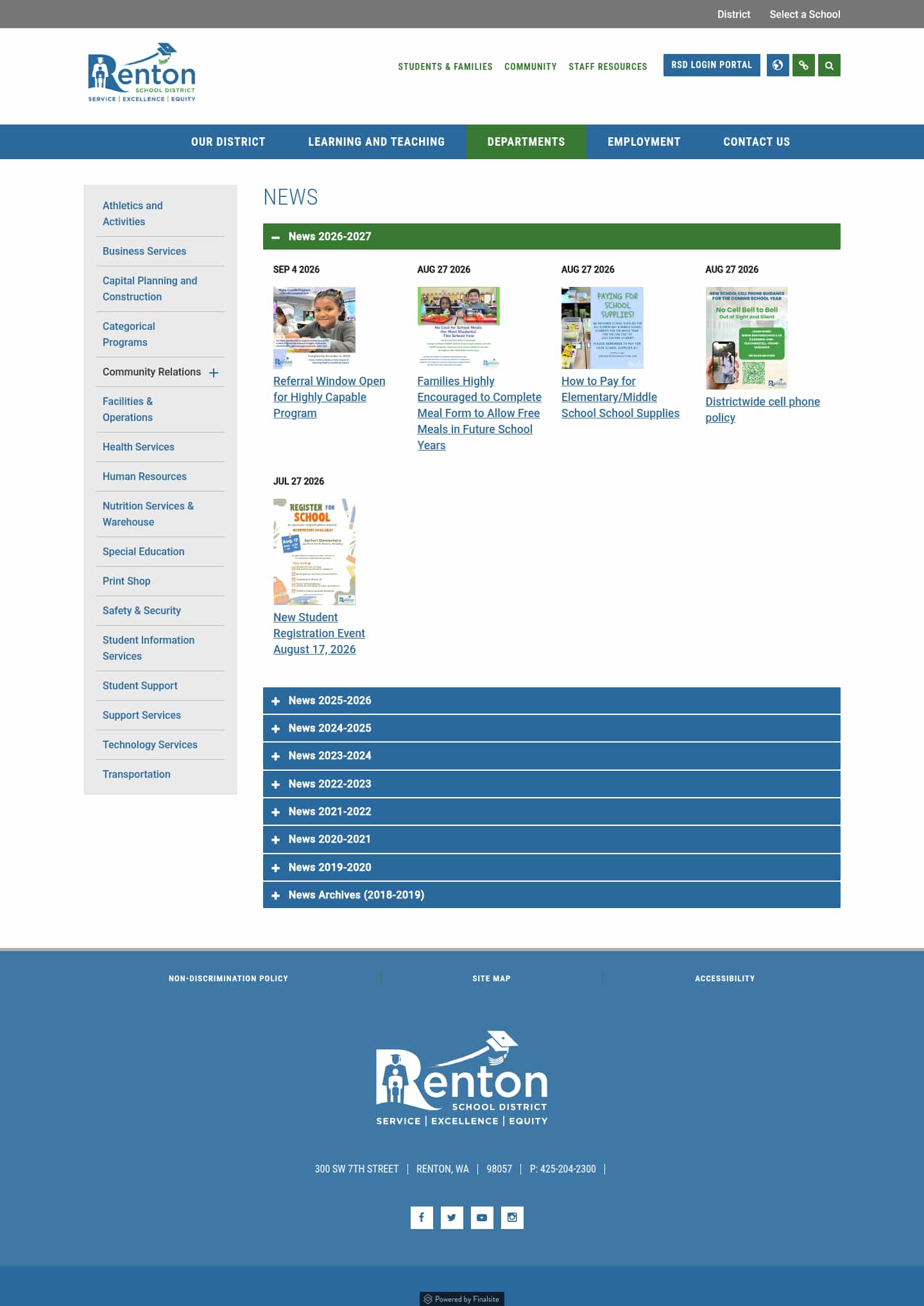 Latest website image capture