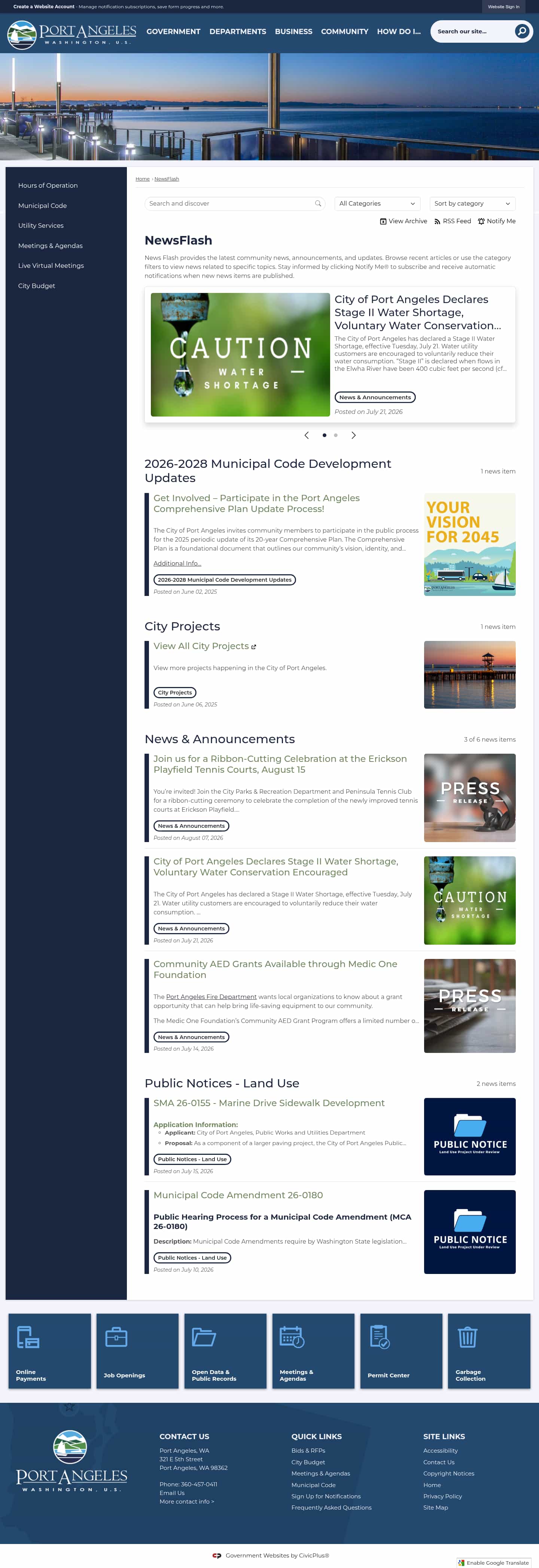 Latest website image capture