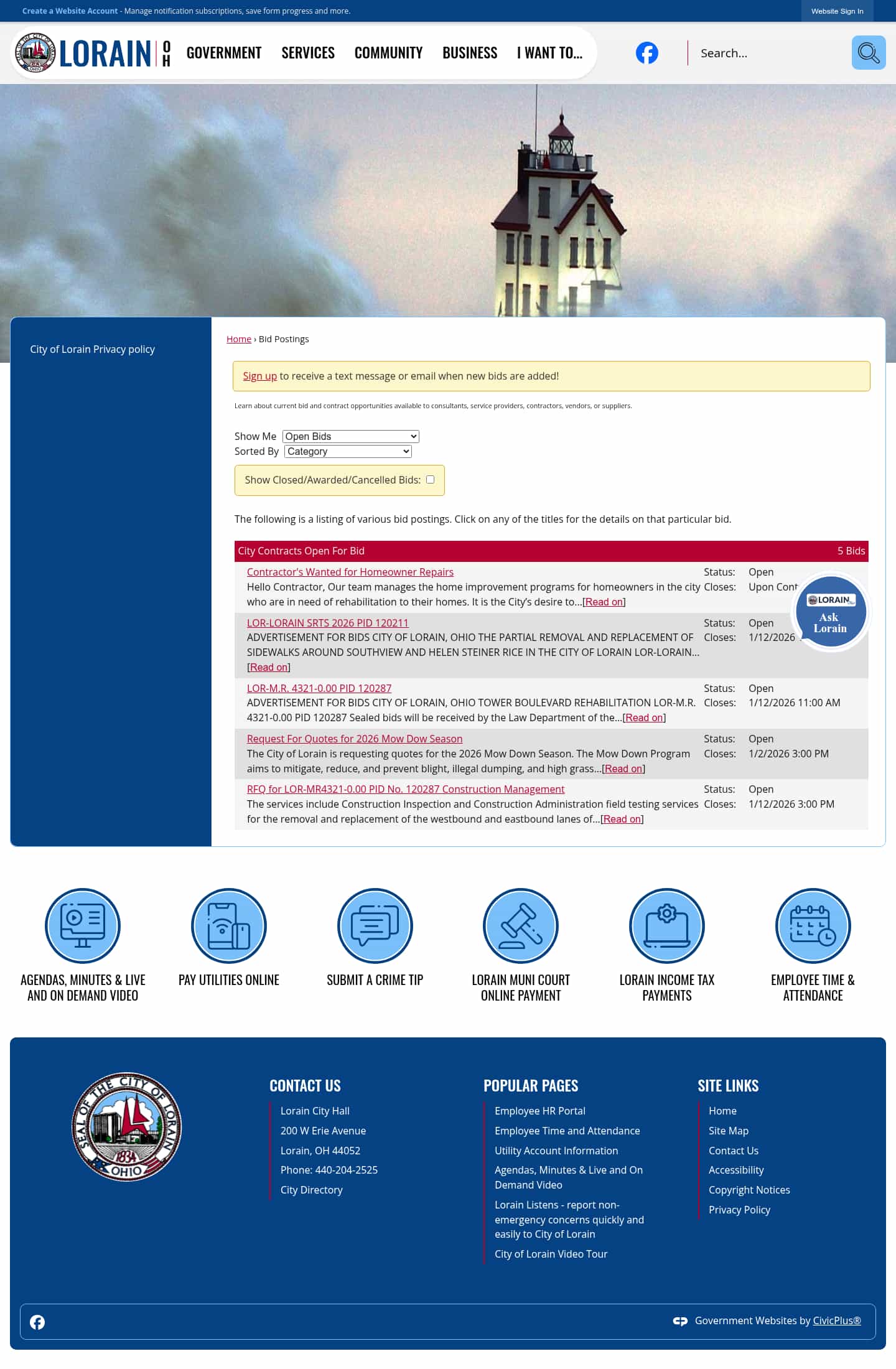 Latest website image capture