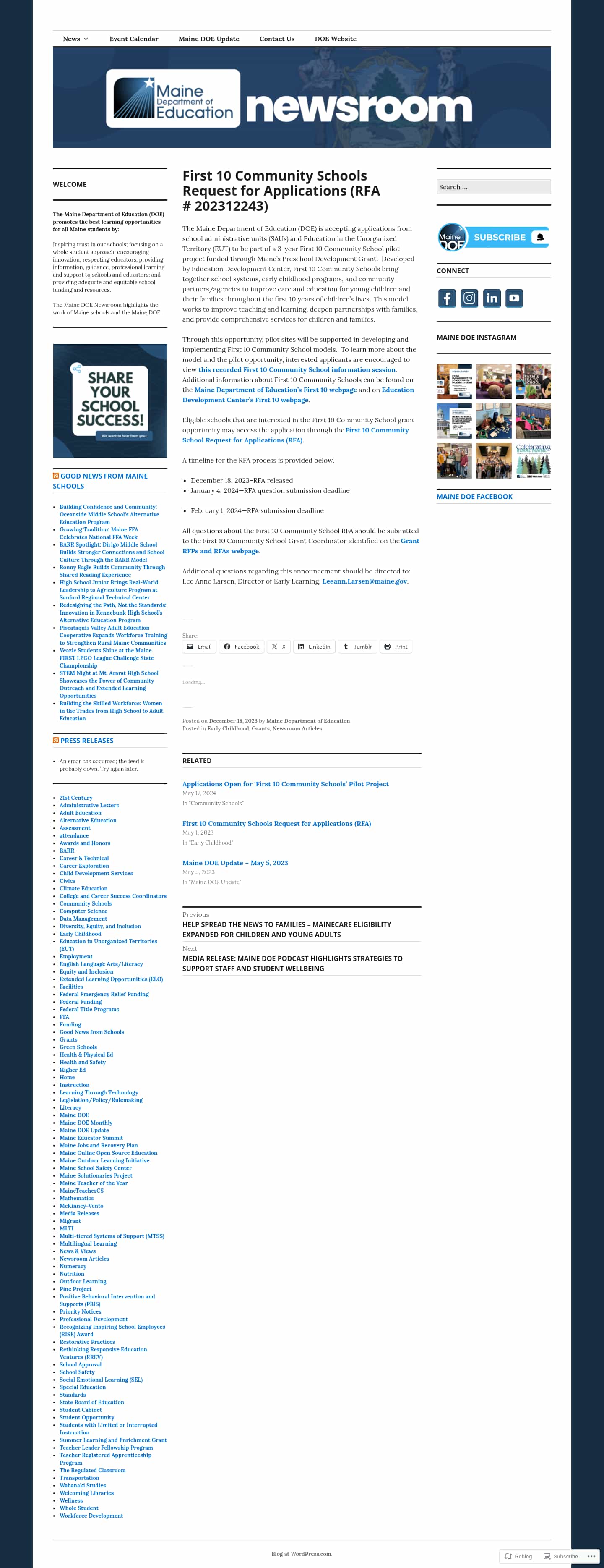 Latest website image capture