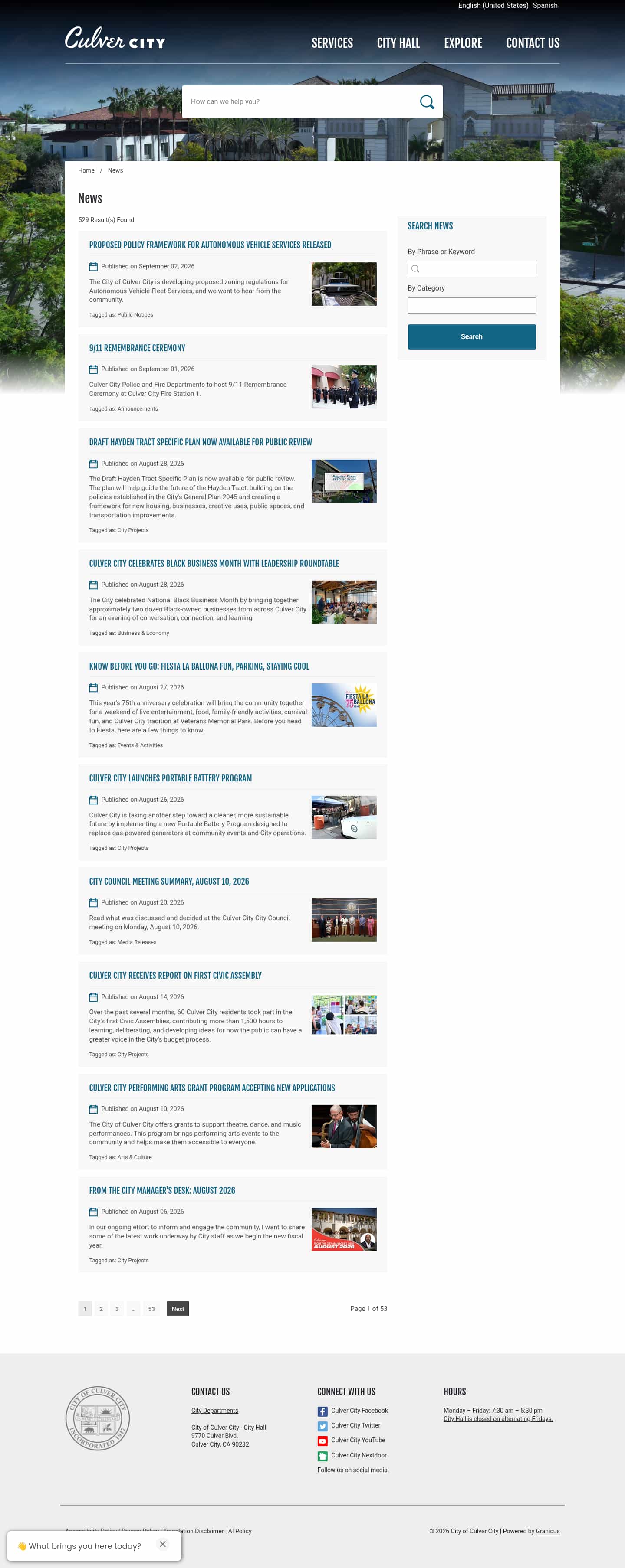 Latest website image capture