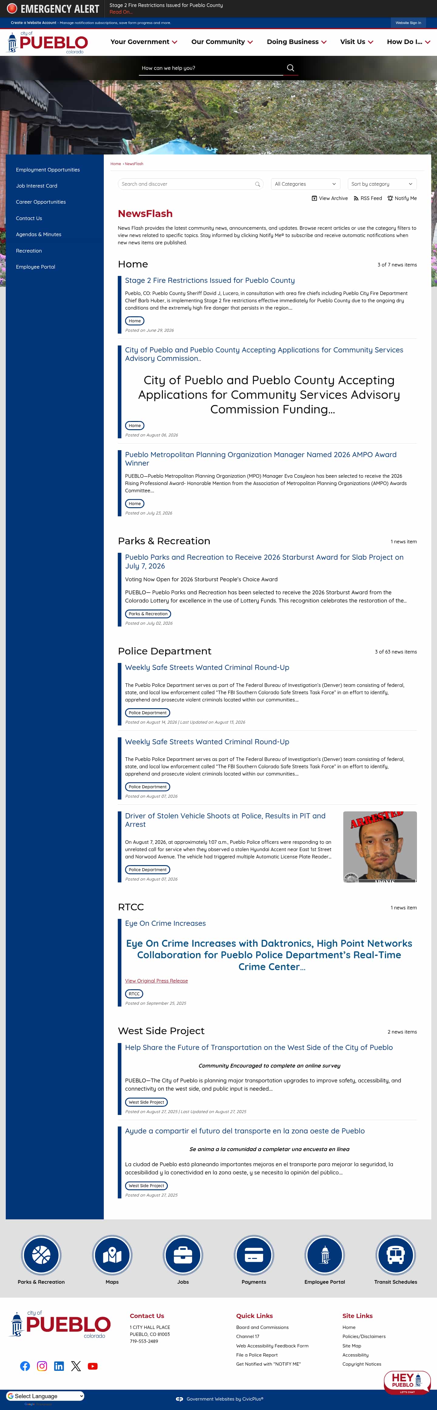 Latest website image capture