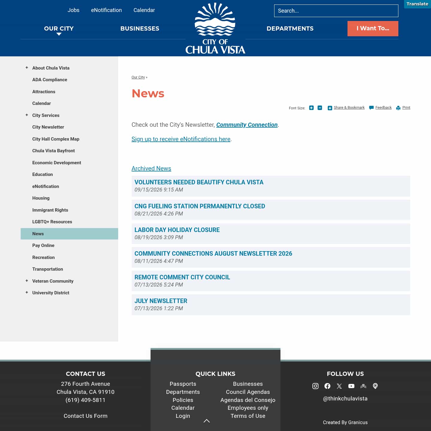 Latest website image capture