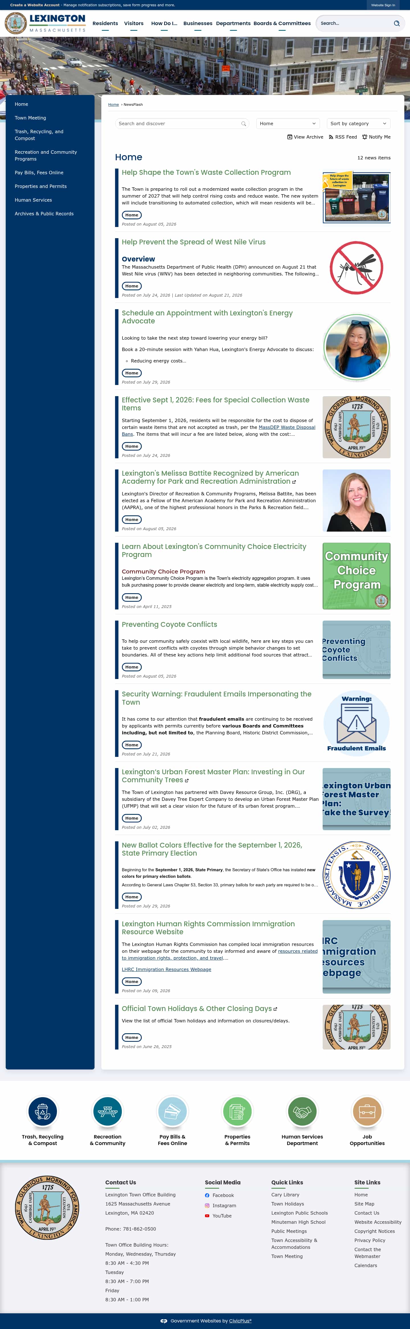 Latest website image capture