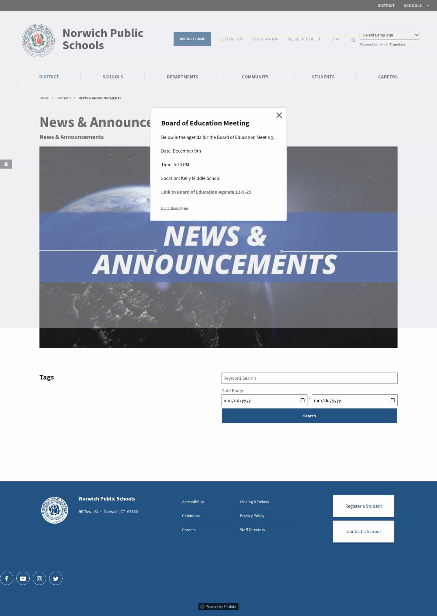 Latest website image capture