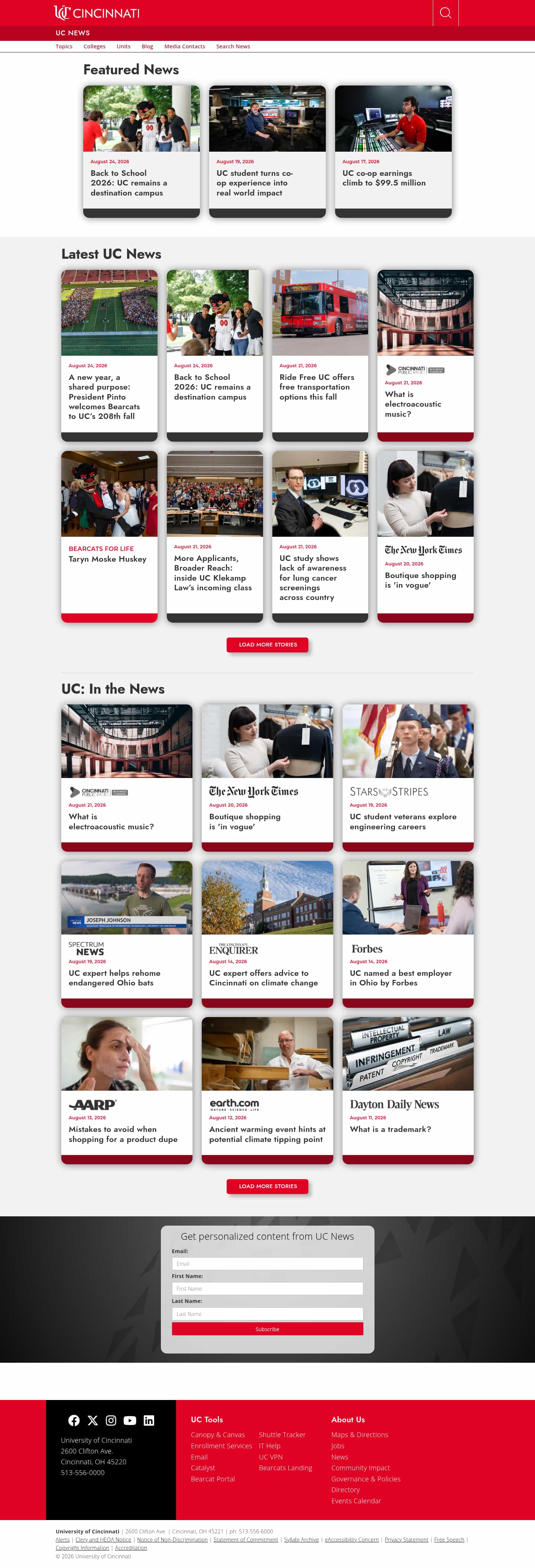 Latest website image capture