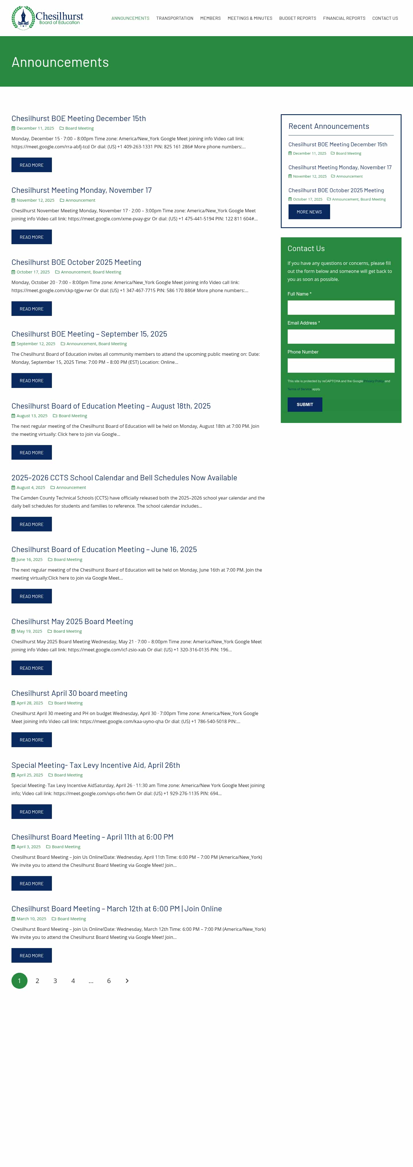 Latest website image capture