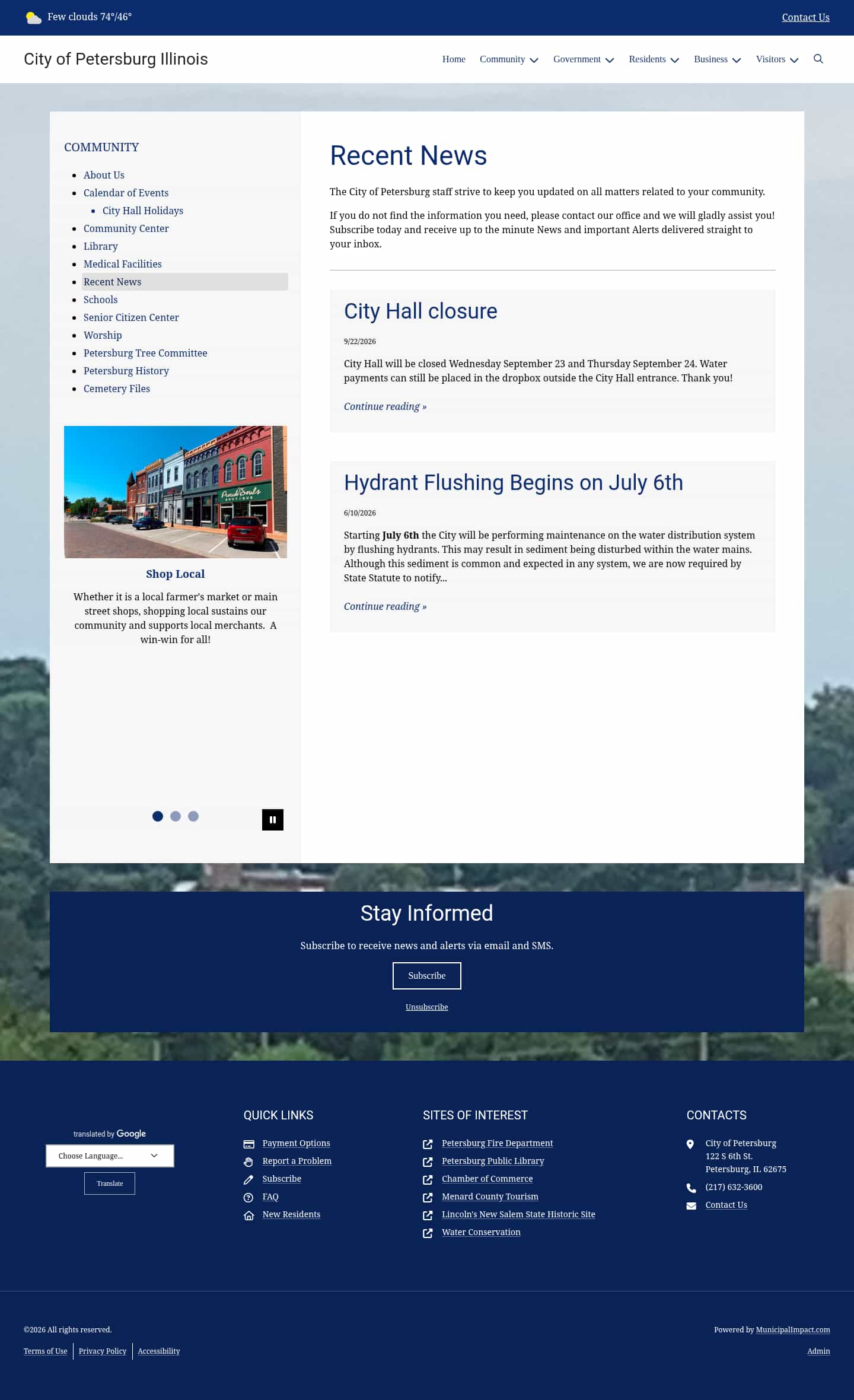 Latest website image capture