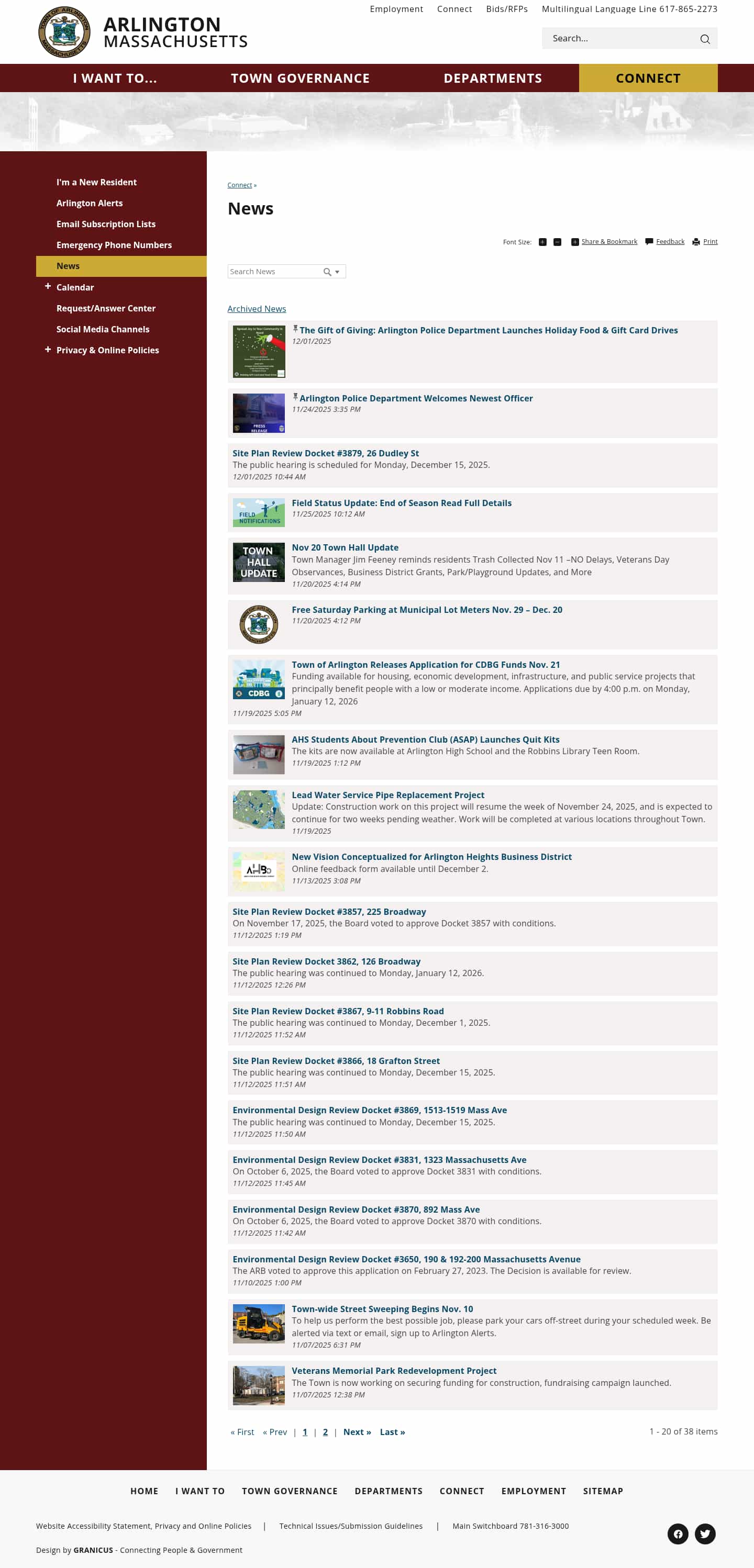 Latest website image capture