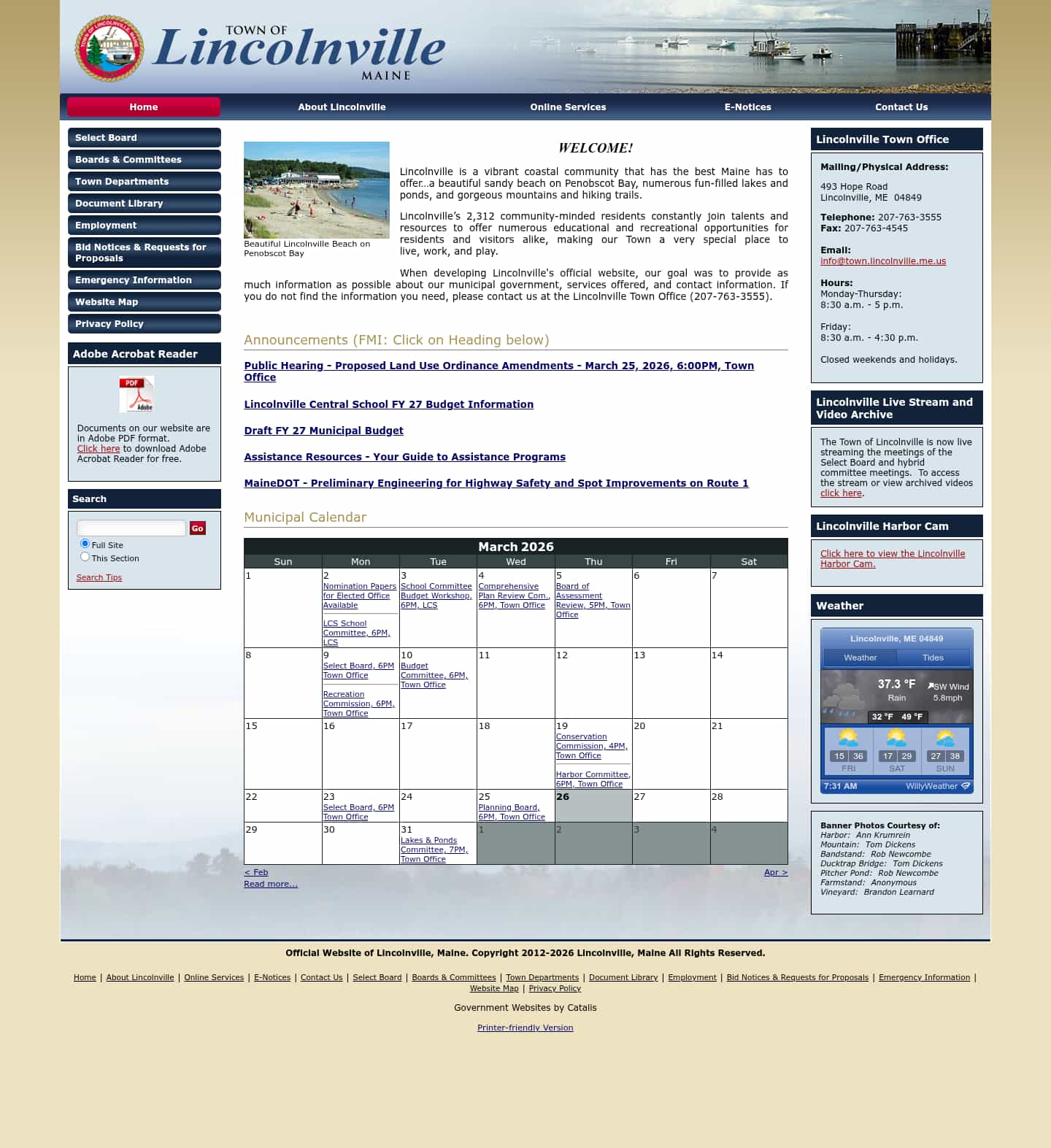 Latest website image capture