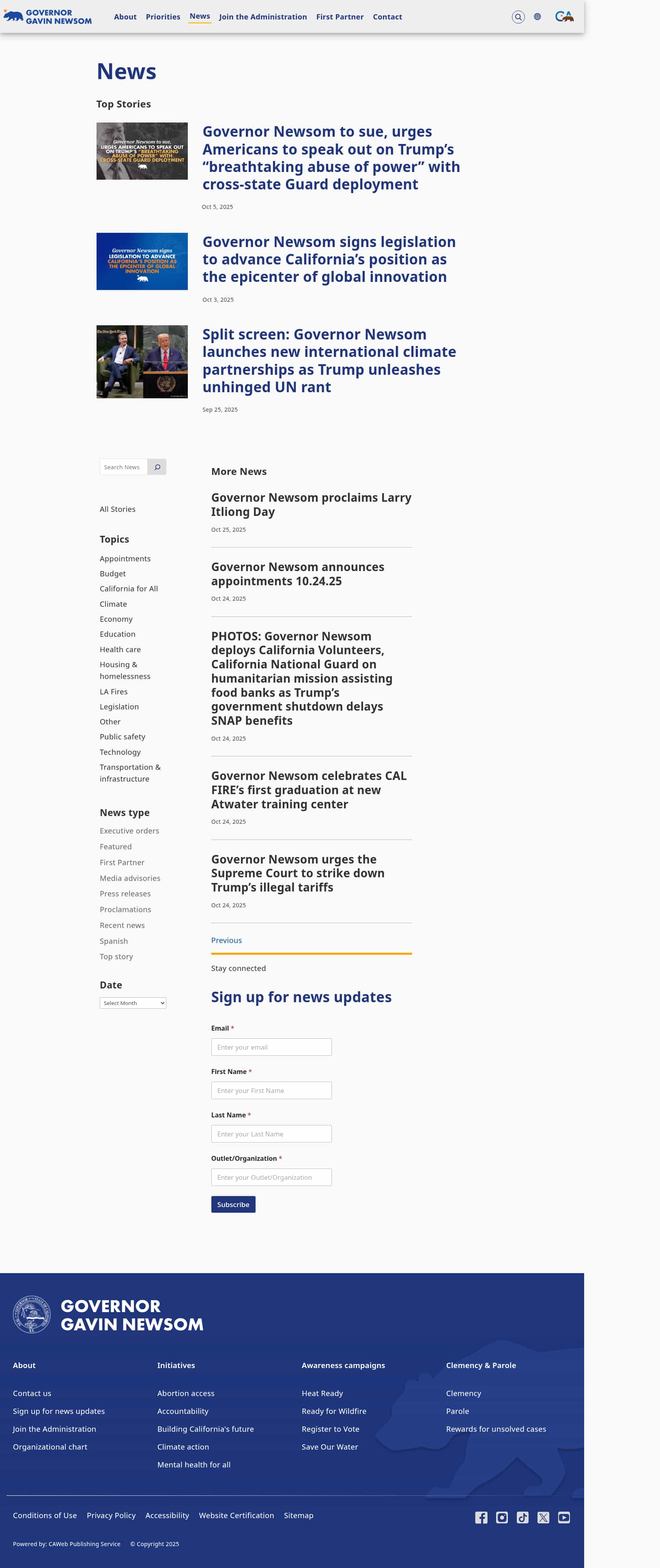 Latest website image capture