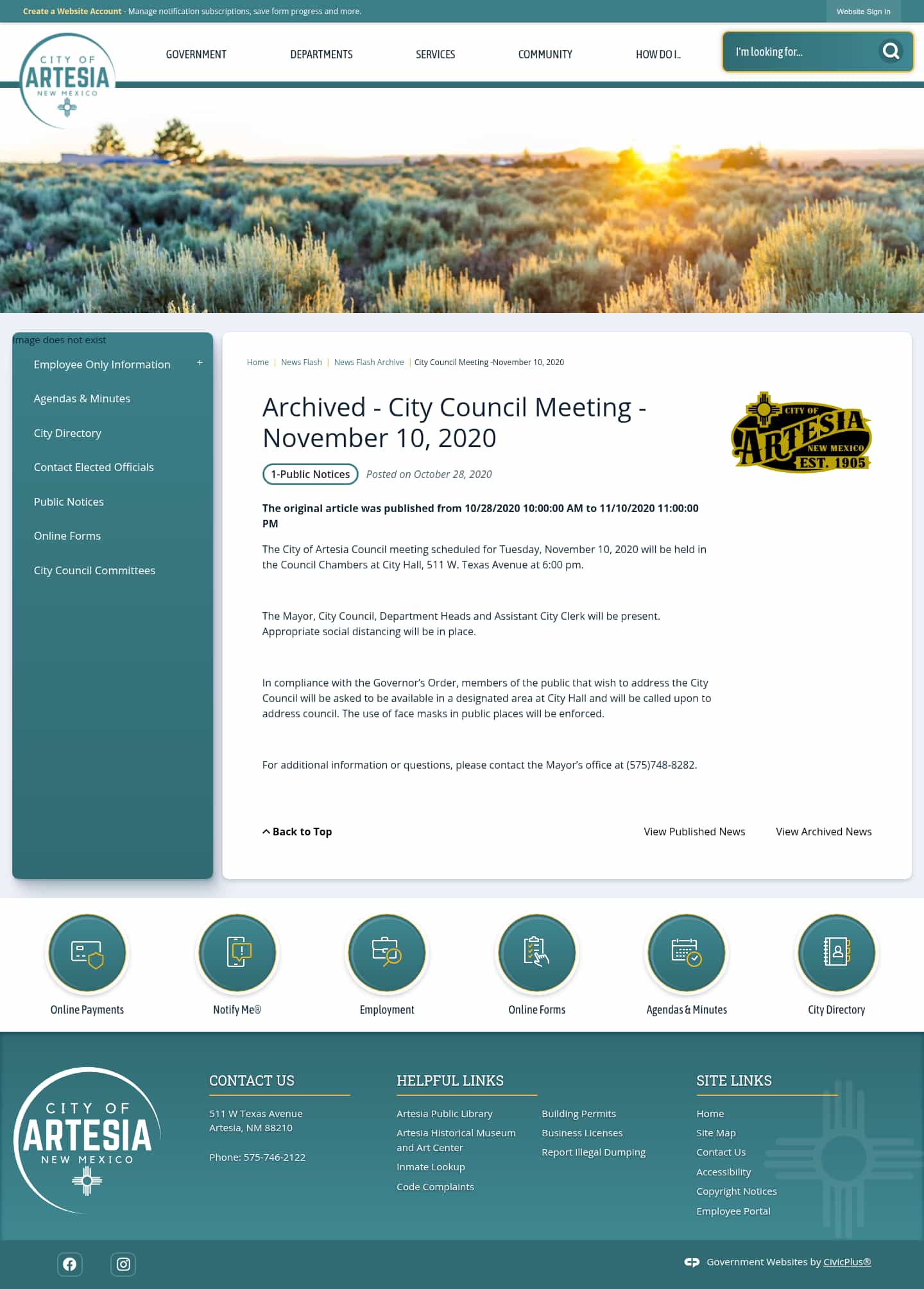 Latest website image capture