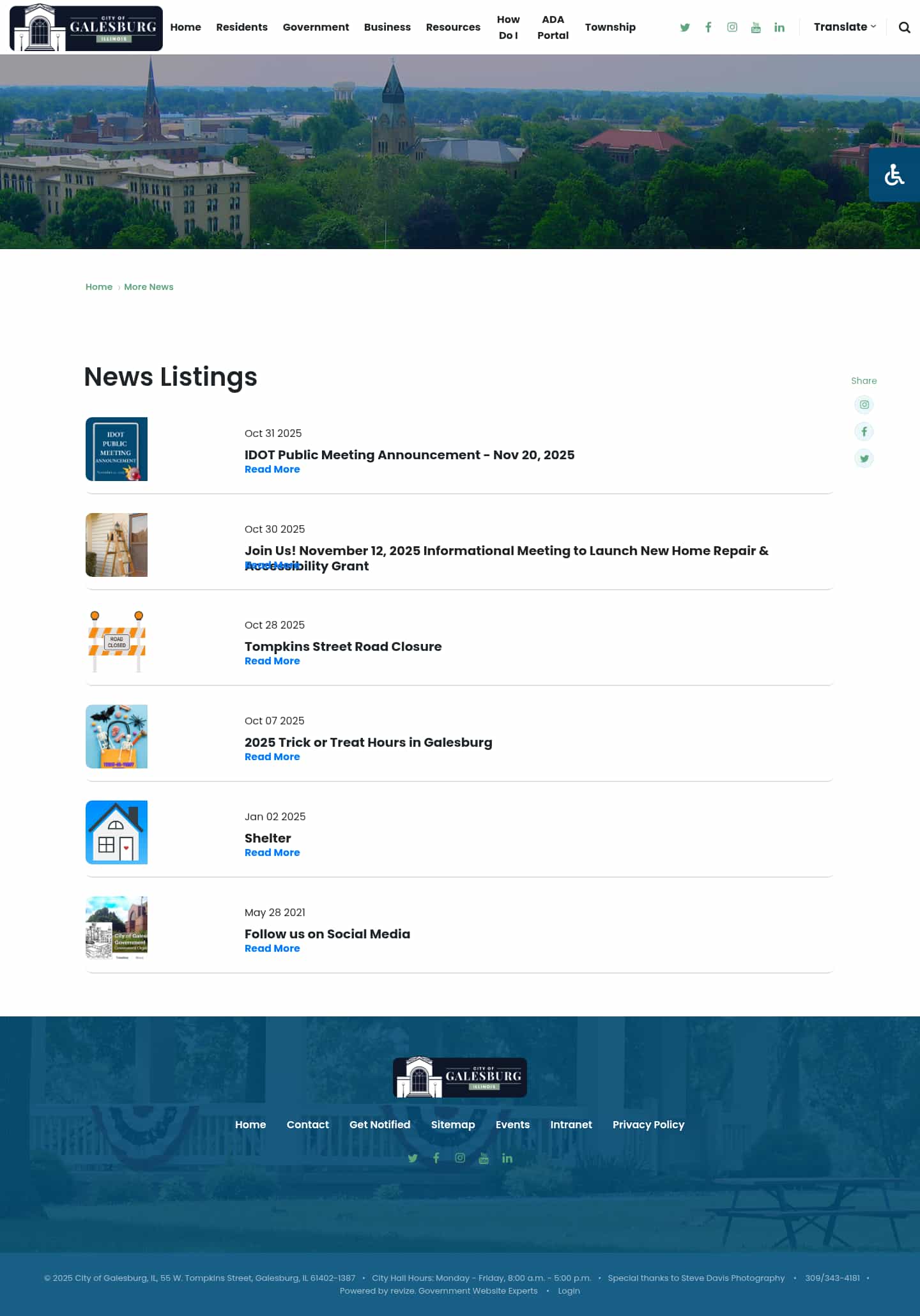 Latest website image capture