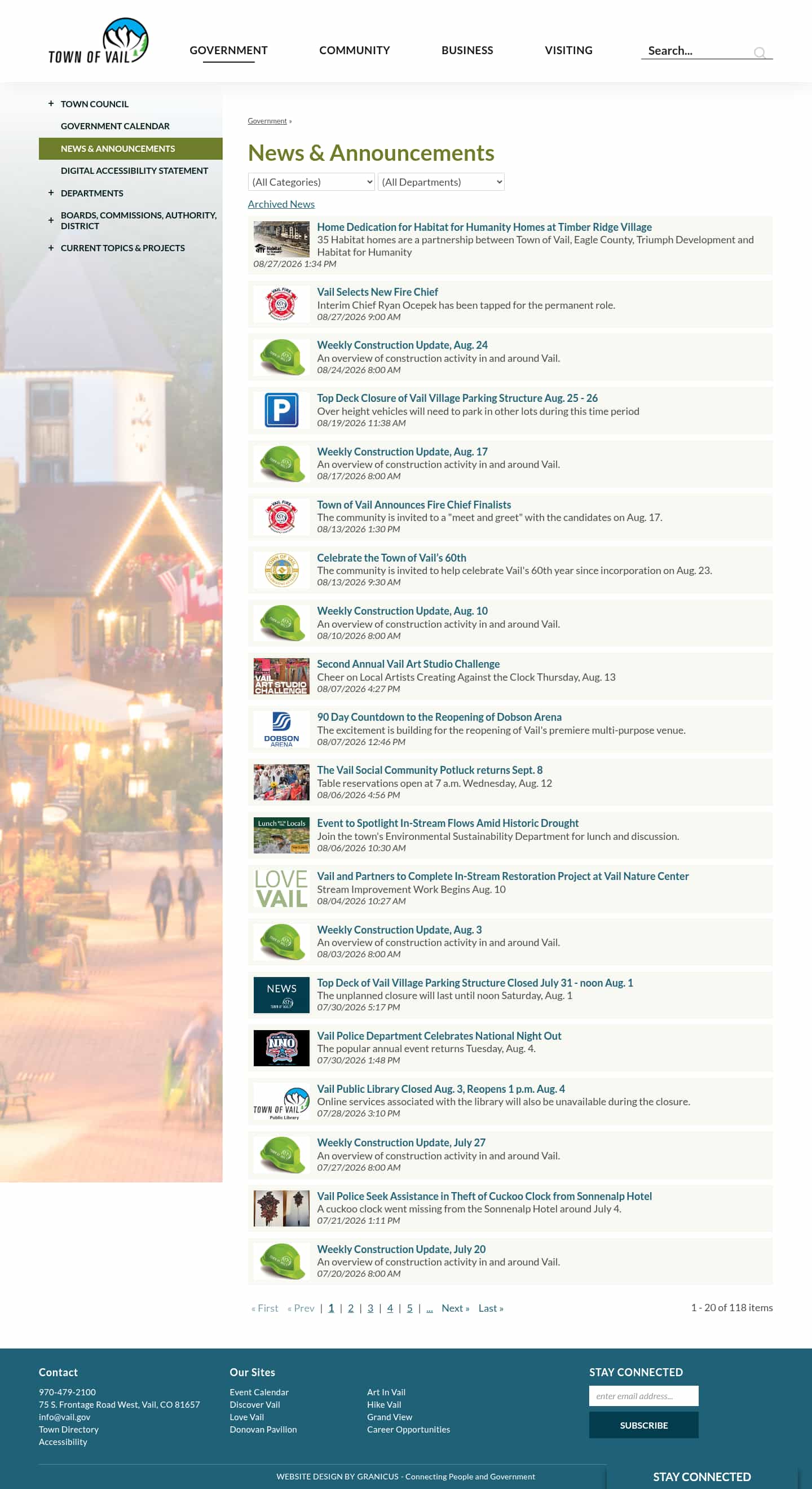 Latest website image capture