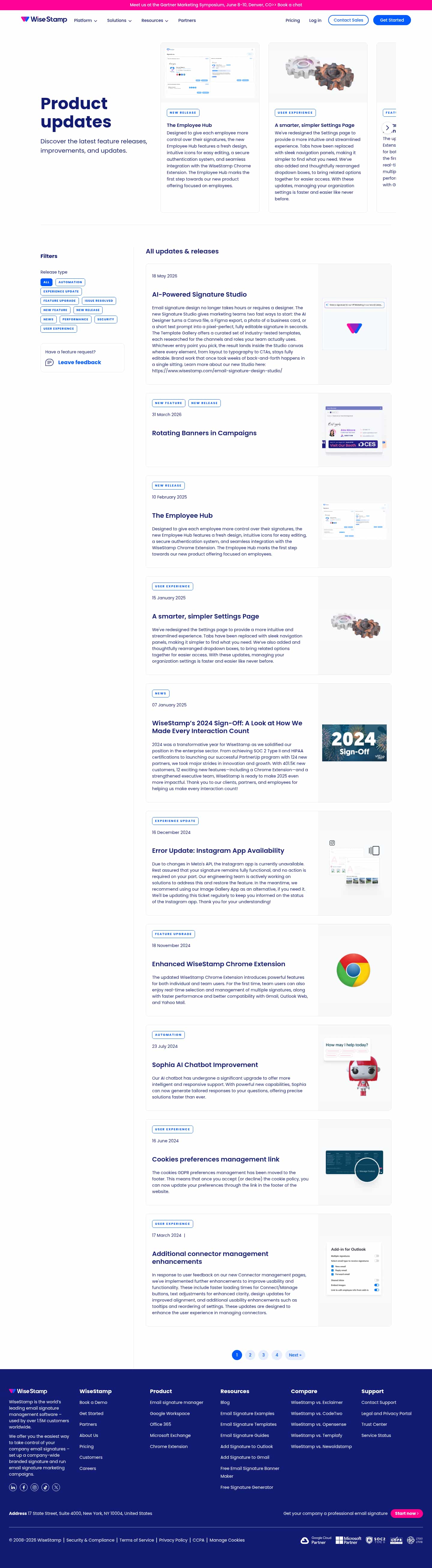 Latest website image capture