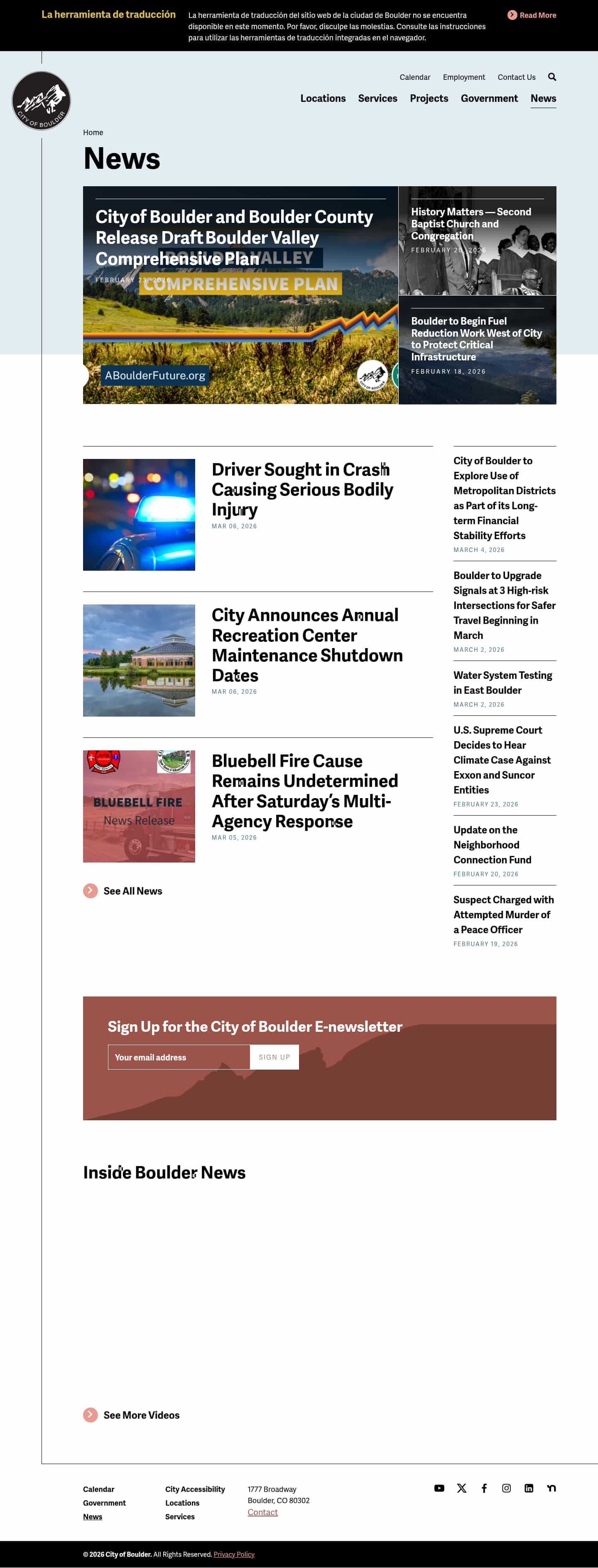 Latest website image capture