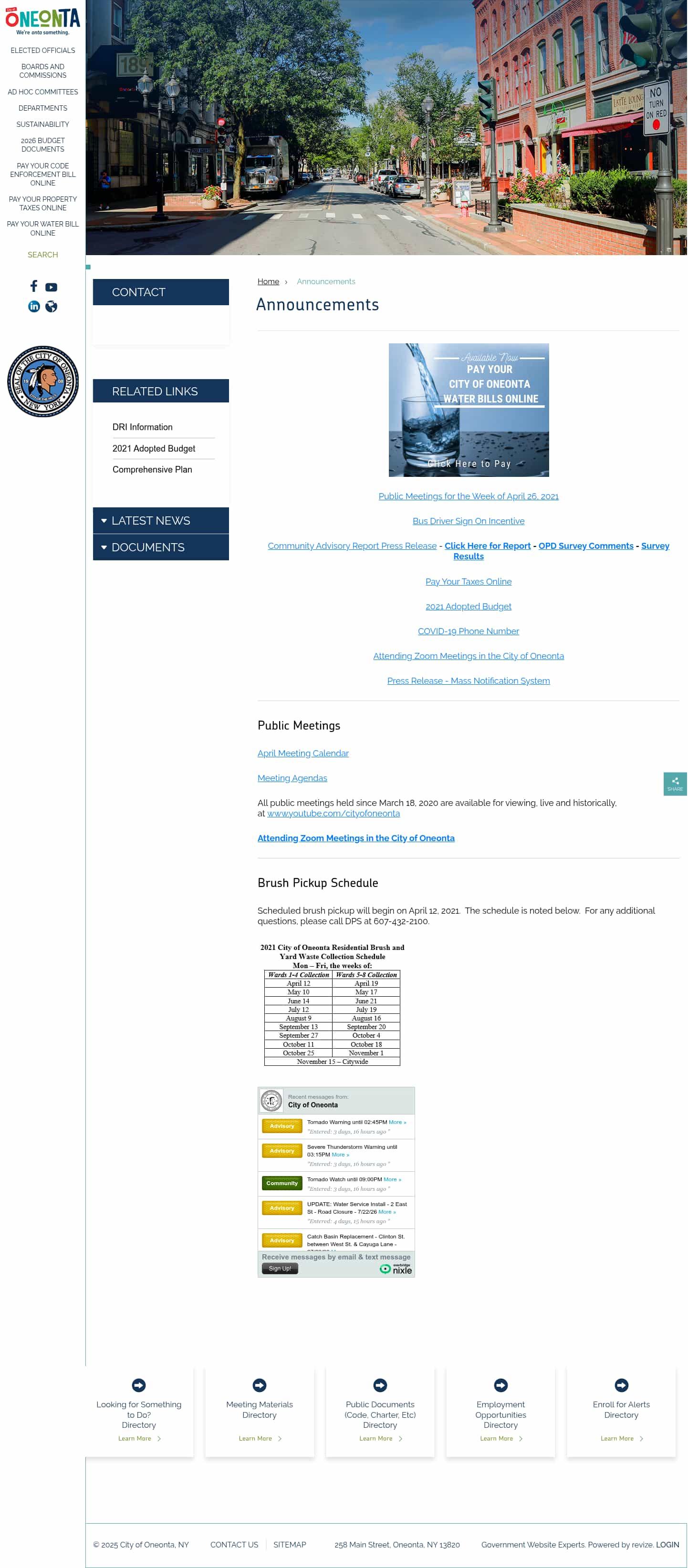 Latest website image capture